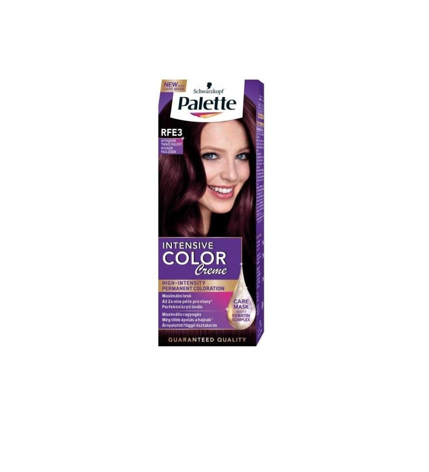 Palette Intensive Color Creme Rfe3 Intensive Aubergine Permanent Hair Colo