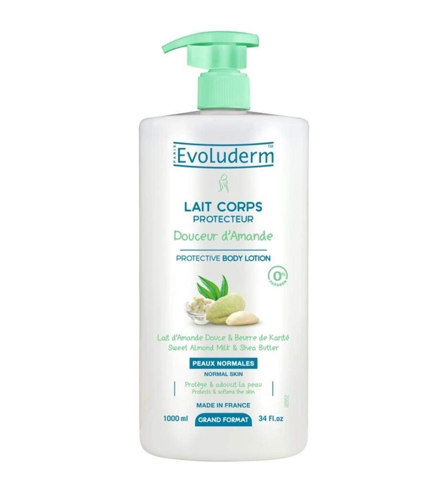 Evoluderm Sweet Almond Milk & Shea Butter Body Lotion 1000ml