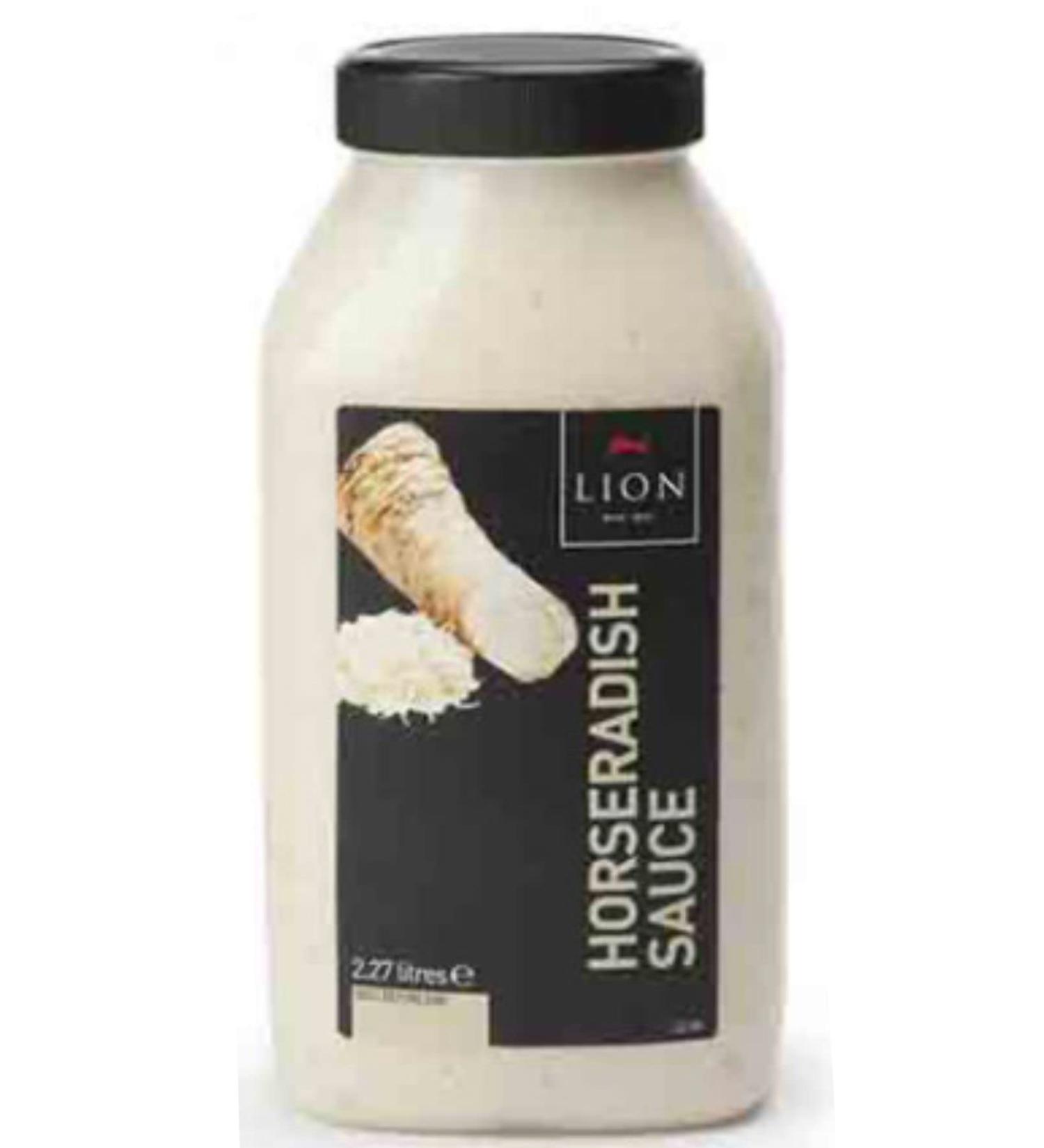 Horseradish Sauce 2.27kg Restaurant Quality This condiment sauce provides you with a rich and warming taste. Horseradish sauce adds flavour to your meals - Buy Online on GoSupps.com