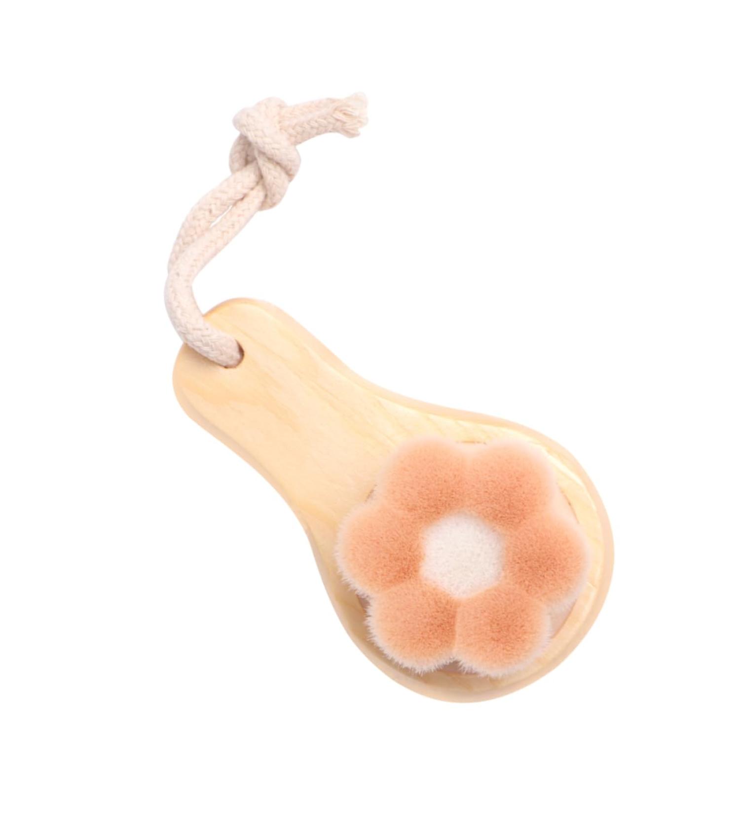 Ipetboom 1pc Facial Scrubber Brush Wood Face Brush Facial Body Cleansing Brush Electric Face Brush Face Cleaning Brush Facial Brush Face Wash Brush Manual Cleasing Milk Bamboo - Buy Online on GoSupps.com