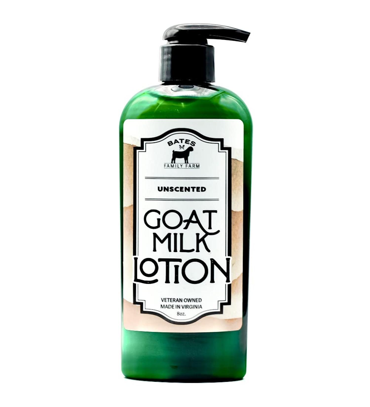 Bates Family Farm Goat Milk and Shea Butter Lotion 8 Oz (Unscented) - Buy Online on GoSupps.com