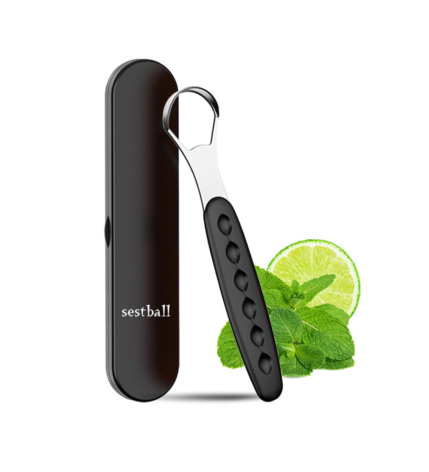 Metal Tongue Scraper Set for Fresh Breath - Adults & Kids | Eliminate Bad Breath Quickly - Buy Online on GoSupps.com