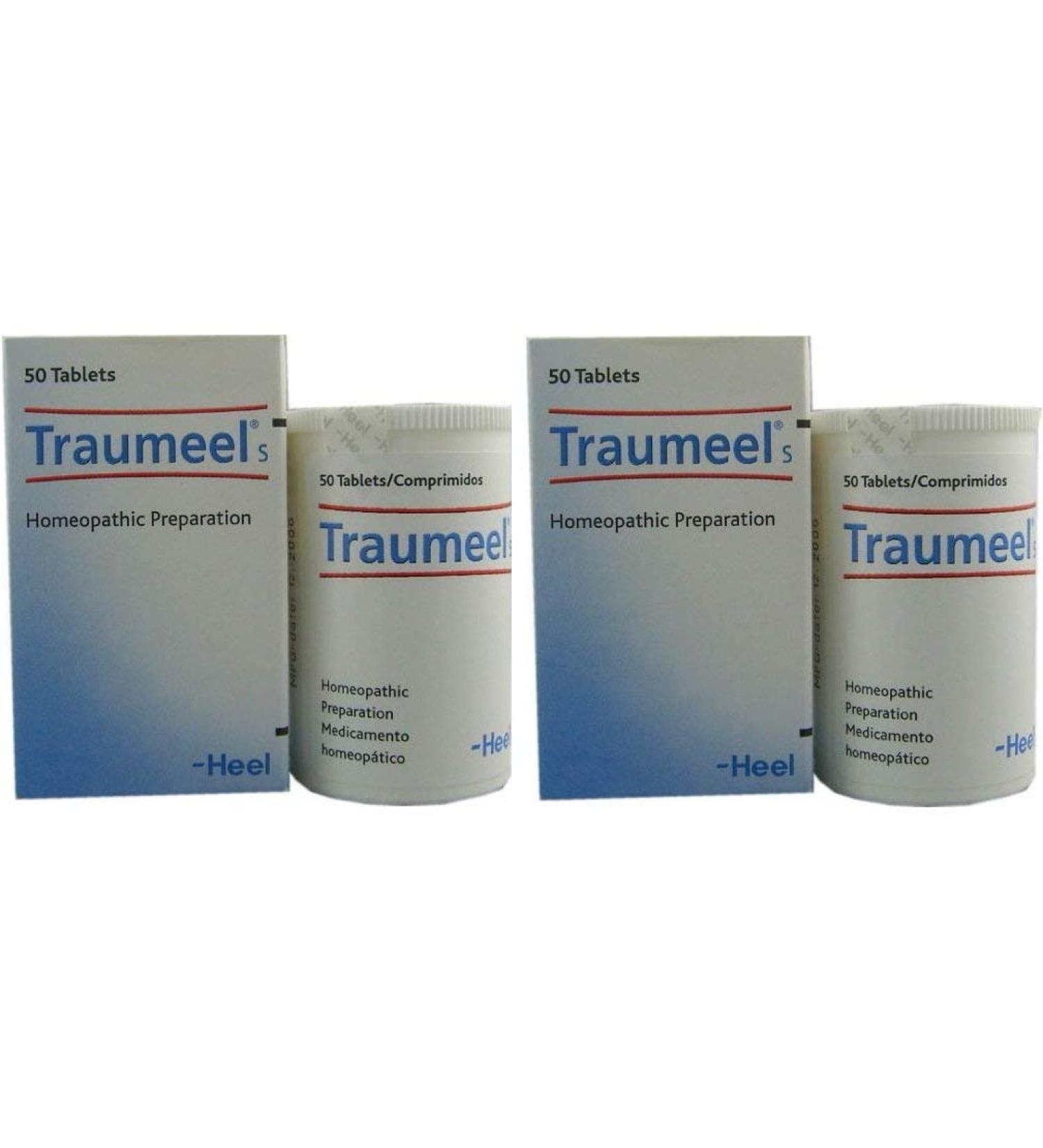 2 Bottles Traumeel S Homeopathic Anti-Inflammatory Pain Relief Analgesic 100 Tablet by Traumeel