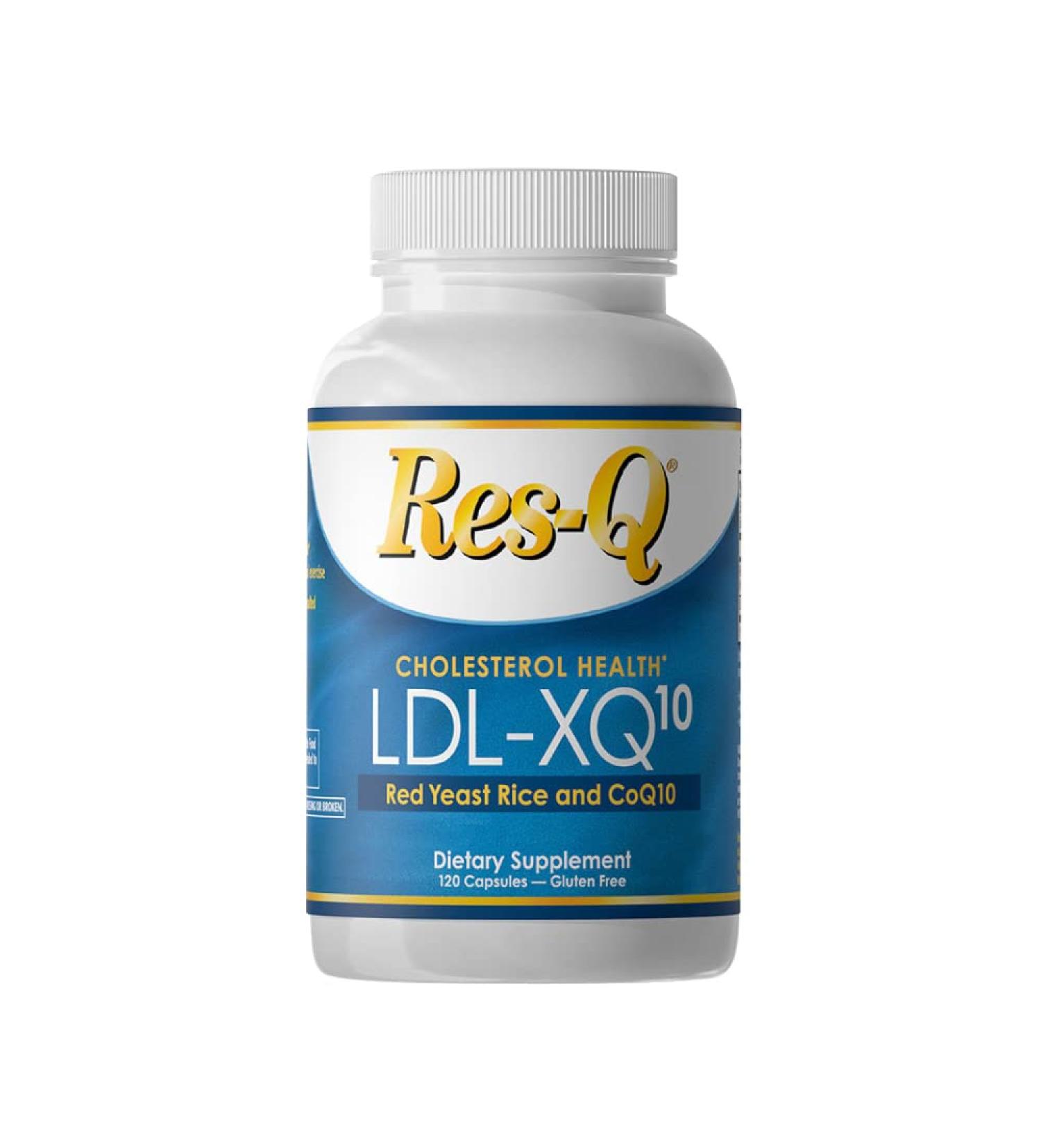 Res-Q LDL-XQ10 Red Yeast Rice & CoQ10 Supplement - 120 Capsules - Buy Online on GoSupps.com
