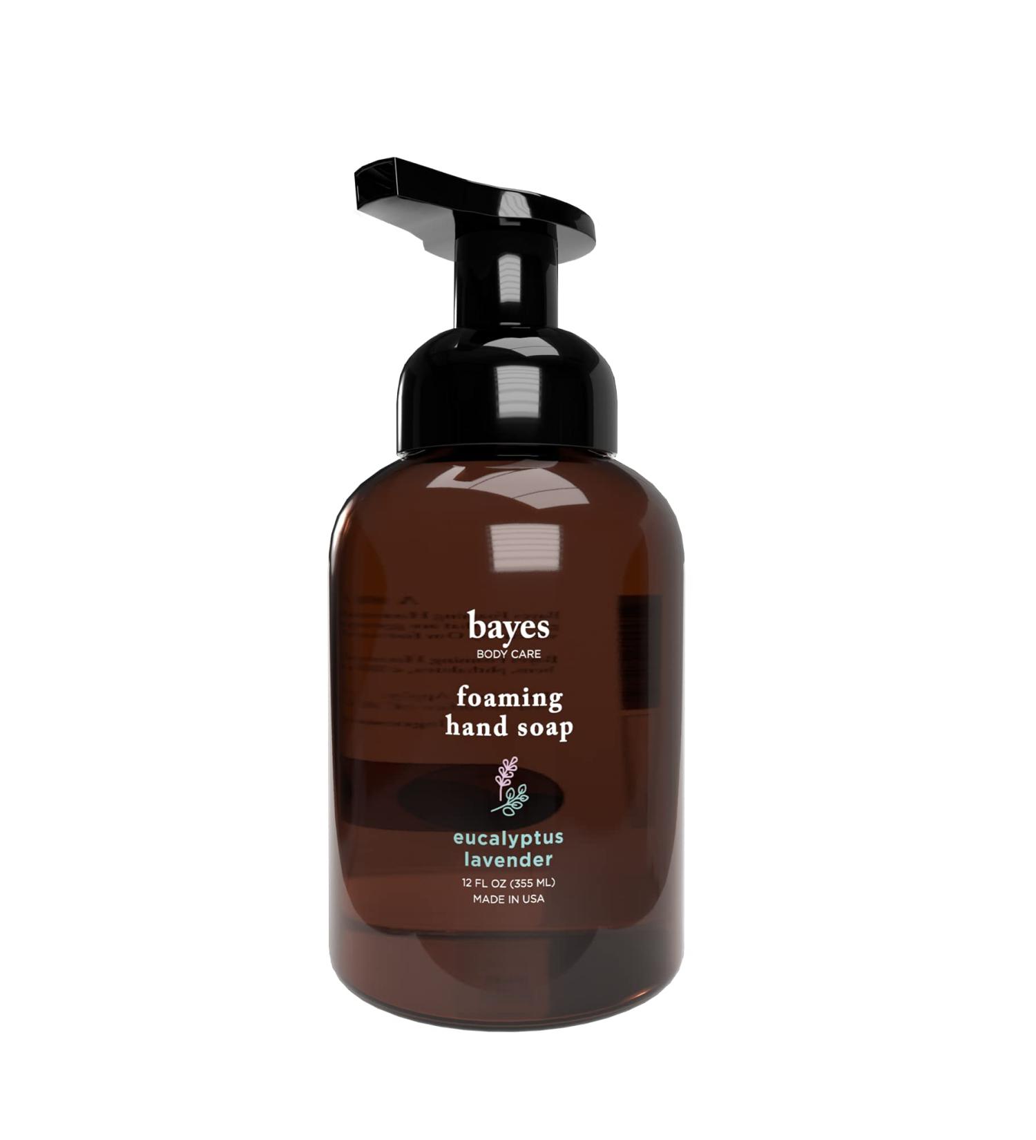 Plant-Derived Foaming Hand Soap - USDA Certified Biobased - Eucalyptus Lavender Scent - 12oz - Buy Online on GoSupps.com