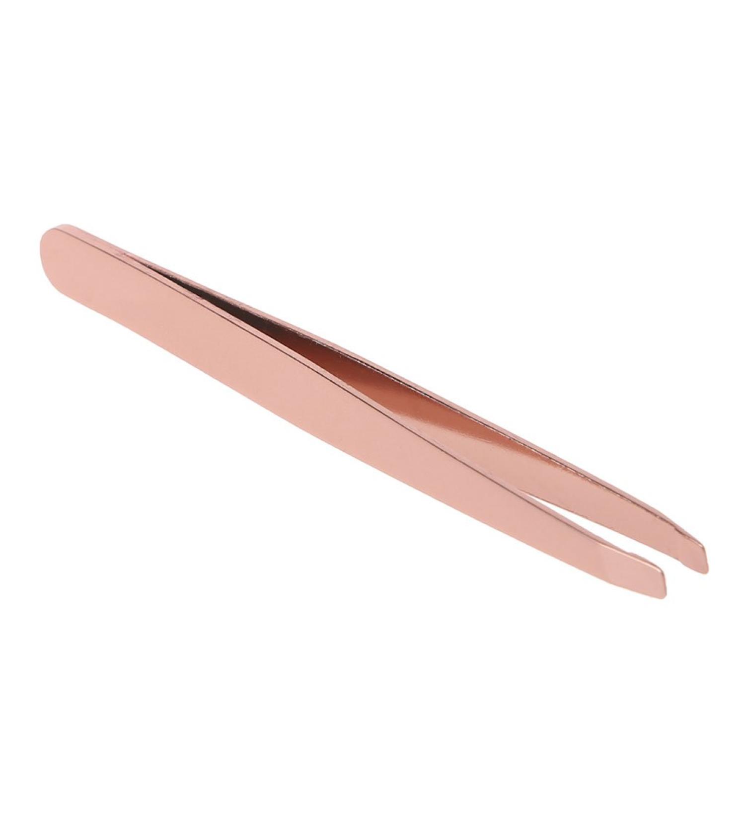 Women Professional Hair Removal Eyebrow Tweezer Stainless Steel Slant Tip 8 cm /1879 - Buy Online on GoSupps.com