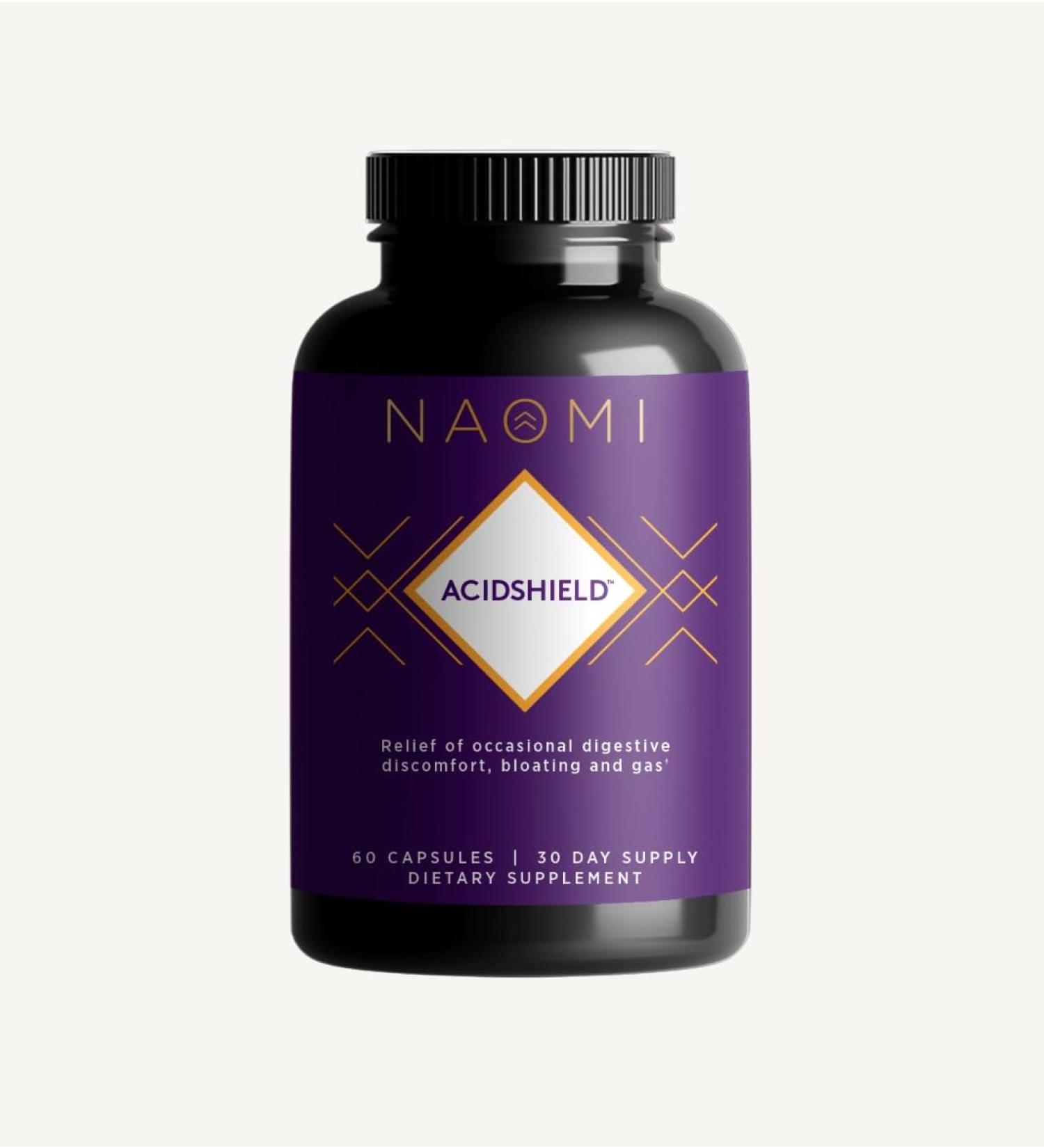 NAOMI AcidShield: Relief for Occasional Digestive Discomfort, Bloating, and Gas. Support GI Health - Buy Online on GoSupps.com