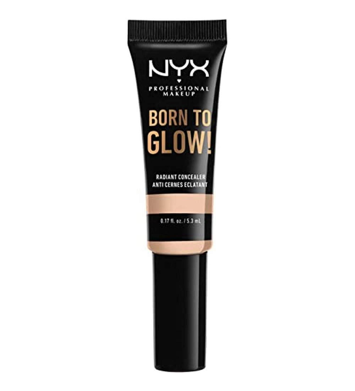 NYX Born To Glow Radiant Concealer - Light Ivory | Medium Coverage - Buy Online on GoSupps.com