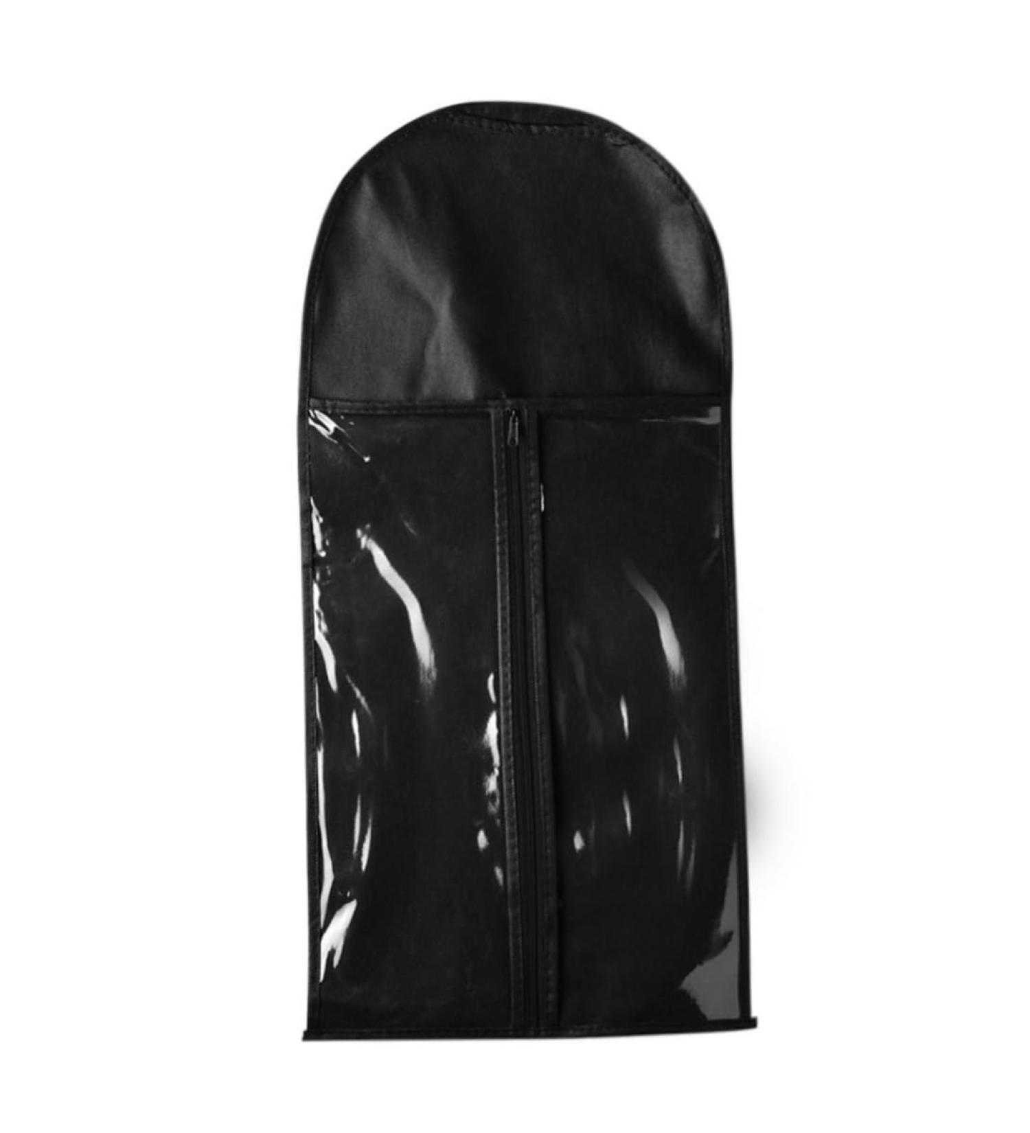 Wig Storage Bag Hair Extension Hanger Hair Holder Wig Storage Dust Proof Protective Wig Storage for Wig Hair Black. - Buy Online on GoSupps.com