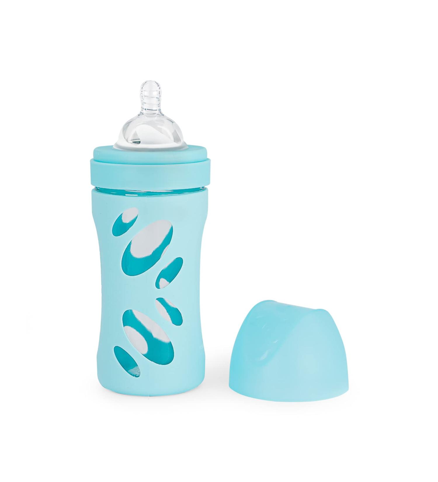 Buy Twistshake Glass Baby Bottle - Anti-Colic Teat BPA Free Pastel Blue (260 ml) - Perfect for 2 Months+ - Buy Online on GoSupps.com