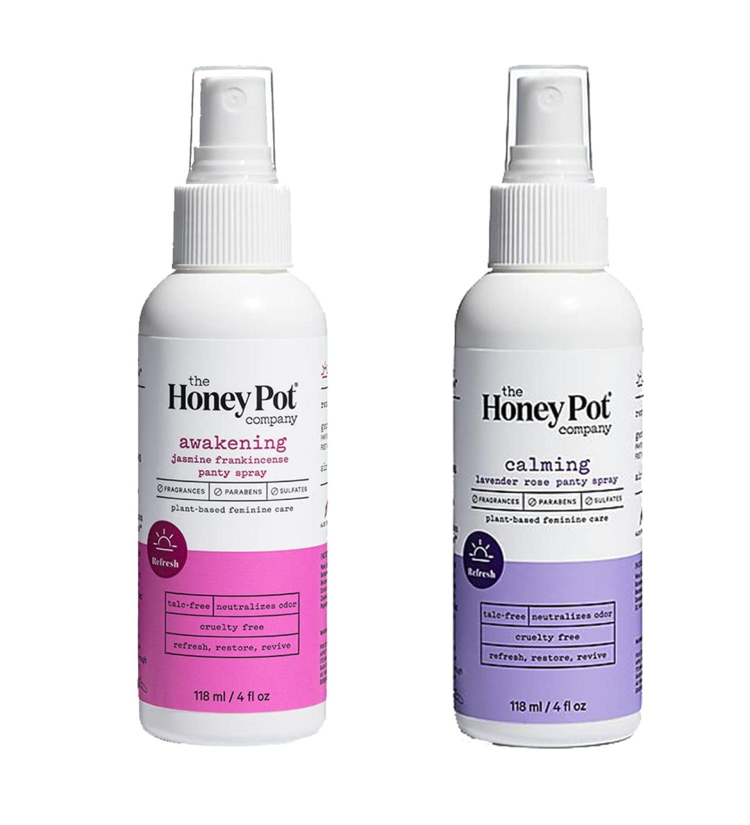 Honey Pot Awakening Jasmine & Frankincense Panty Spray - 4 fl oz | Feminine Refresh - Buy Online on GoSupps.com