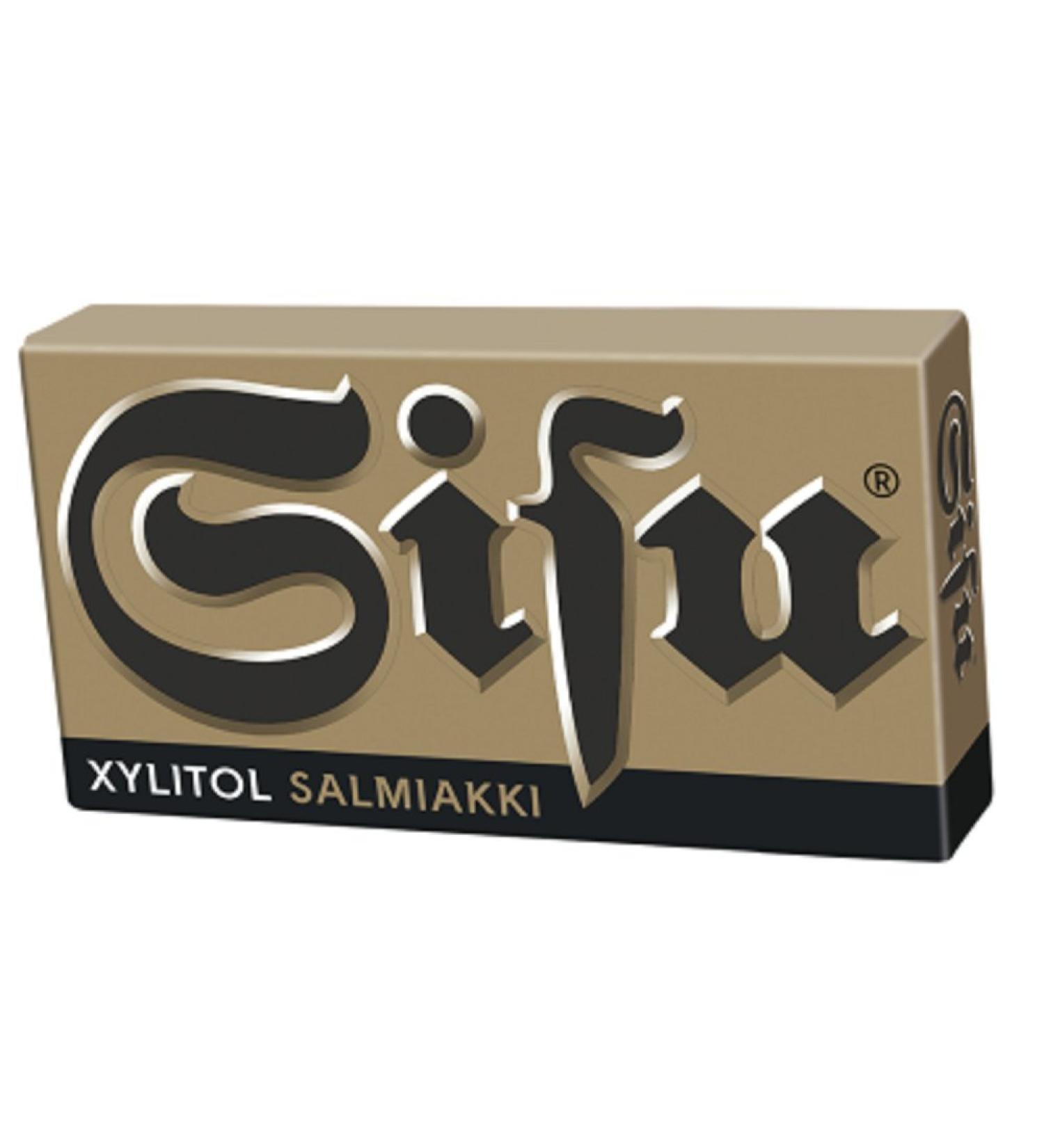 4 Boxes X 36g of Leaf Sisu Xylitol Salmiakki Original Finnish Salty Liquorice Salmiak Pastilles Lozenges Drops Dragees Candy Sweets