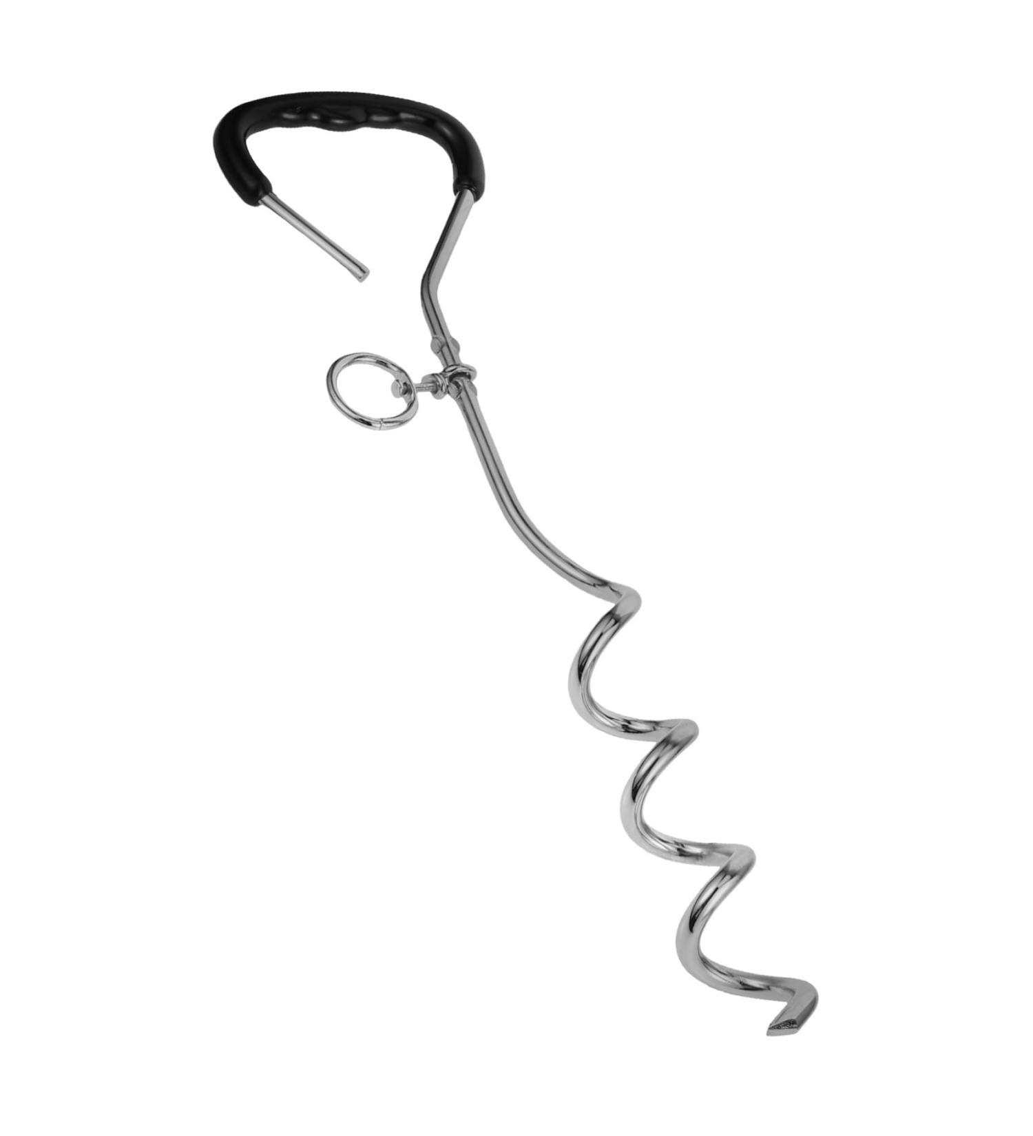 Milist Dogs Pile Floor Anchor: Durable Metal Spiral Dog Tie-Out Stake for Secure Outdoor Pet Leash - Buy Online on GoSupps.com