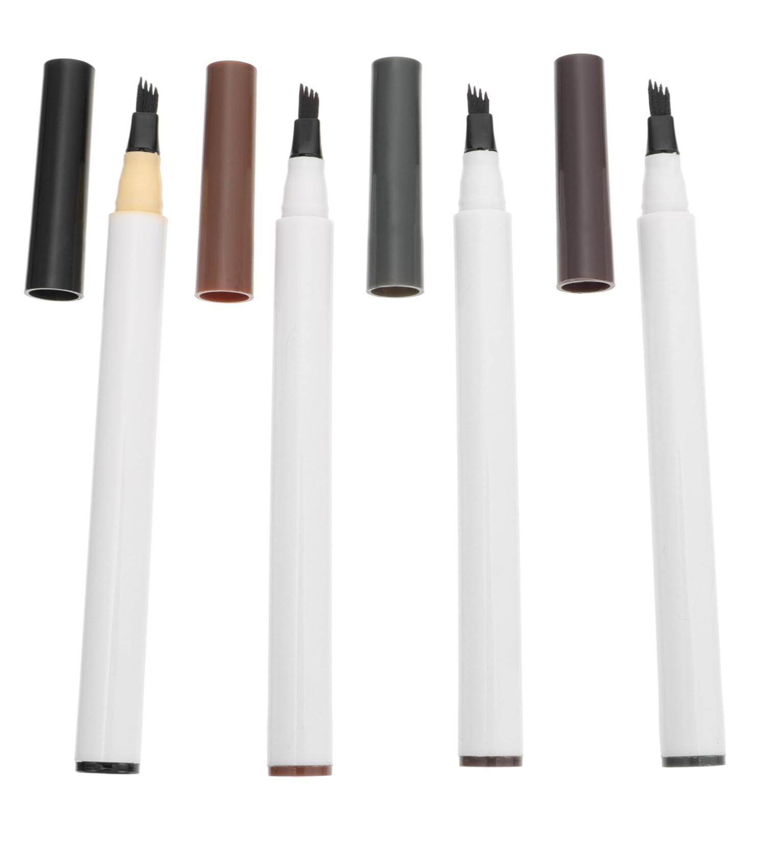 POPETPOP 4pcs Four-head Pencils Make for Supplies Up Woman Women Pens Makeup Anti-perspiration Tool Eyebrow - Buy Online on GoSupps.com