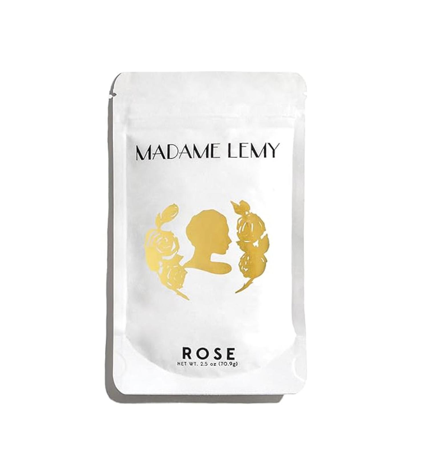 Madame Lemy Sweat Absorbing Body Powder - Talc Free All Natural Deodorant - Aluminium Free Vegan Cruelty Free - Eliminates Odor Anti Chafing Formula & Refill Solution | Rose 2.5 oz - Buy Online on GoSupps.com