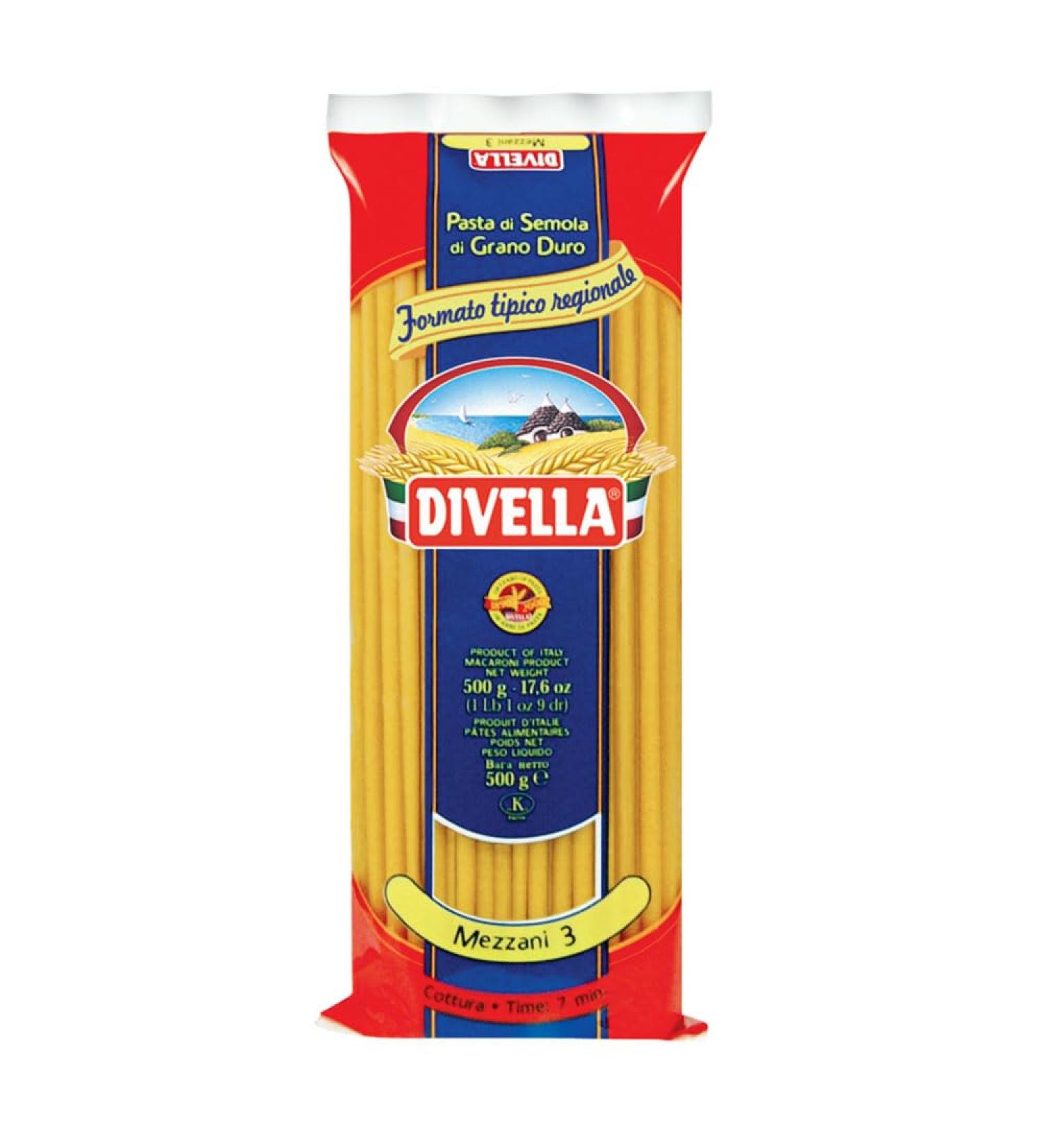 DIVELLA MEZZANI 500 g (5 Packs of 500 g)