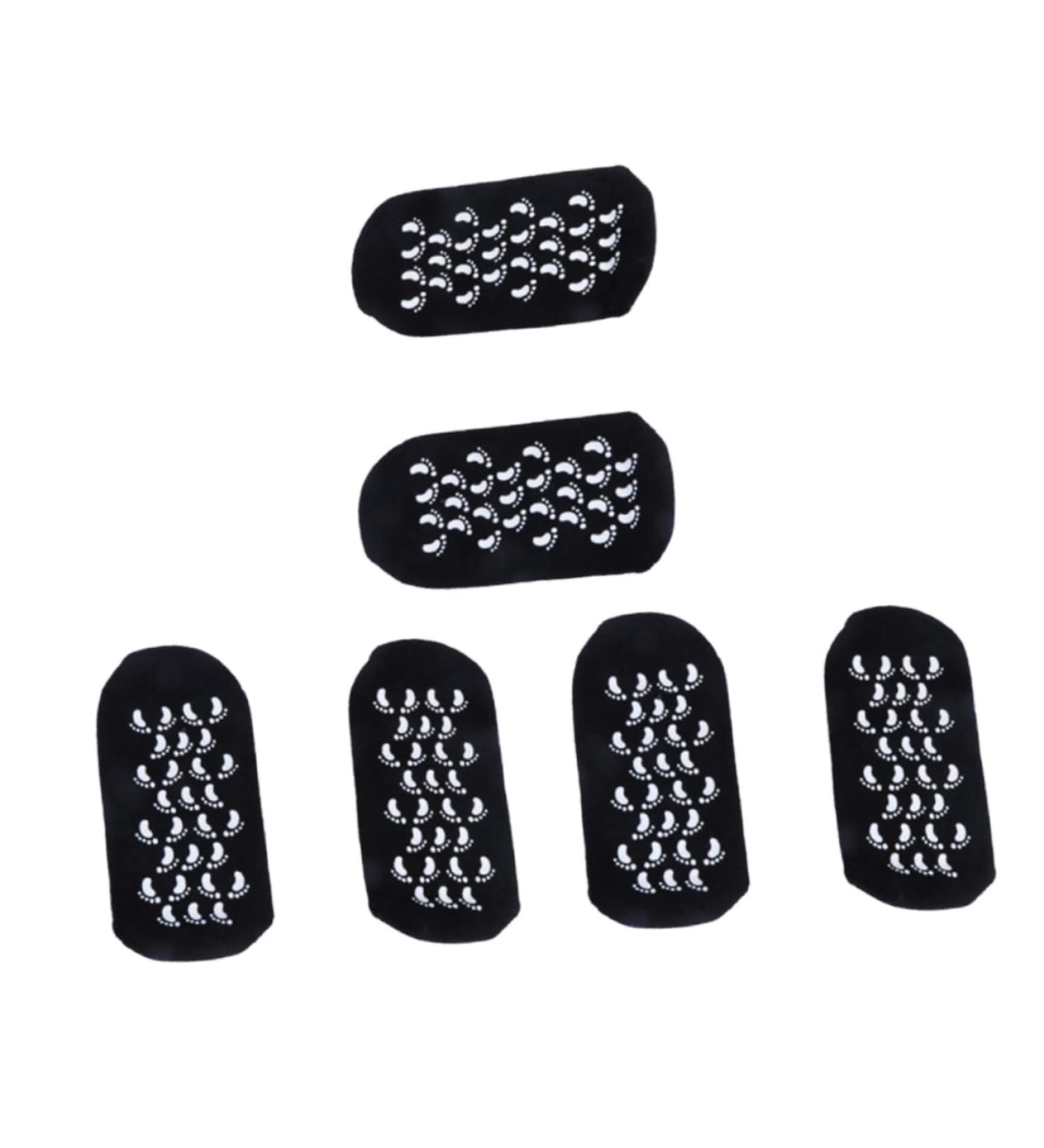 POPETPOP 3 Pairs Foot Care Socks Spa Gel Socks Shallow Mouth Socks Feet Care Ultimate Socks for Dry Cracked Skin on Feet Foot Socks Cotton Boat Socks Black Gel moisturizing Socks - Buy Online on GoSupps.com