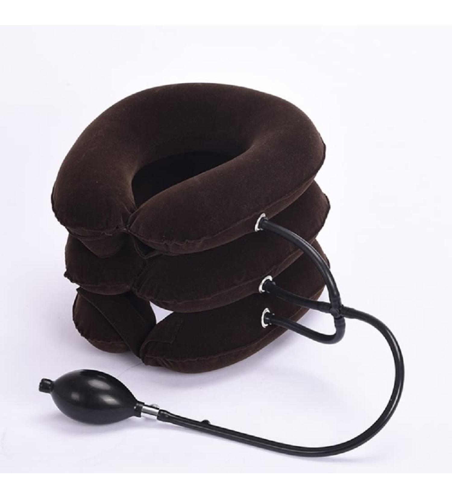 Houson Inflatable Neck Support Device - Neck Traction & Massage Collar for Pain Relief - Buy Online on GoSupps.com