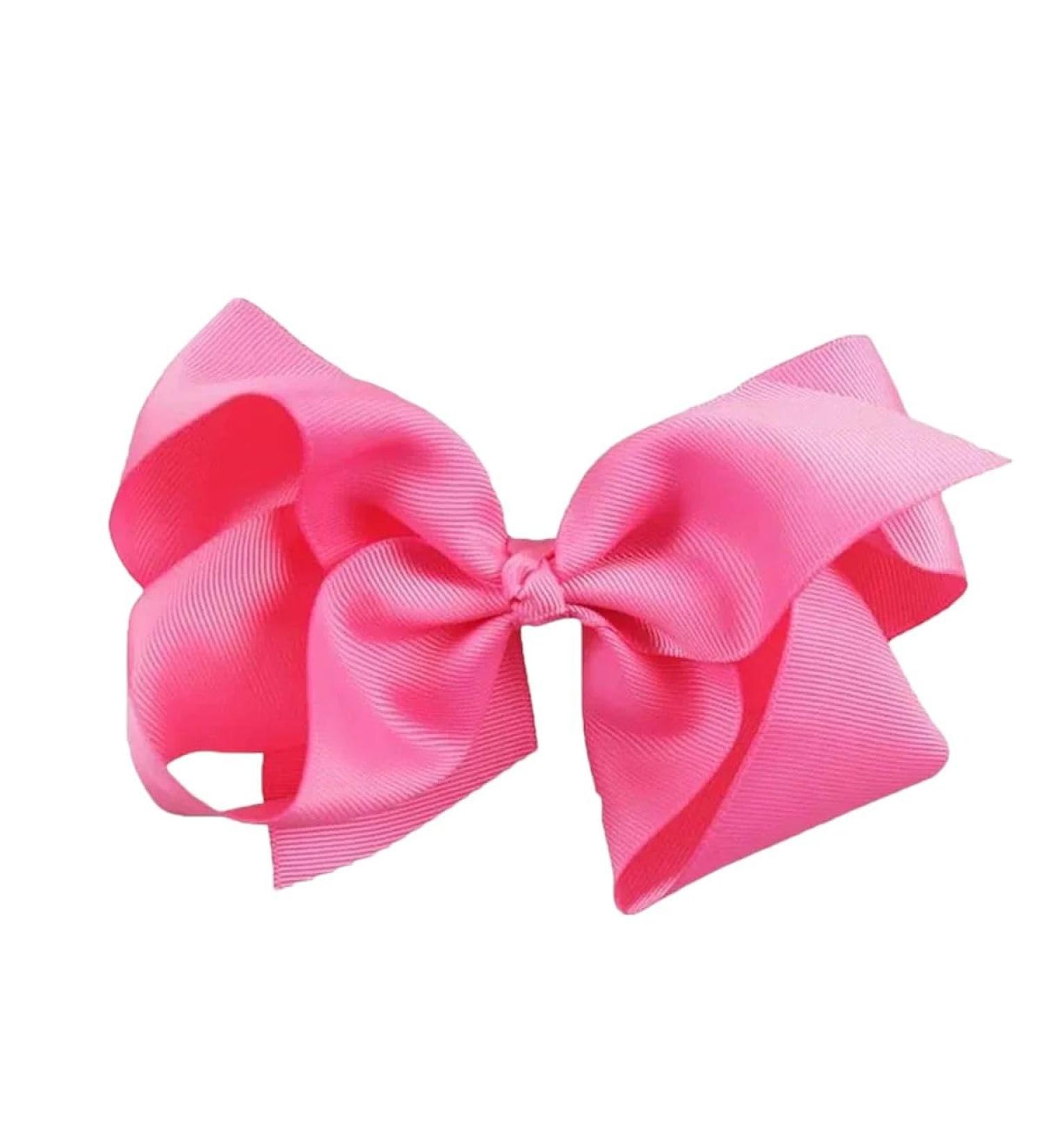 New 2025 1Pcs 6" Solid Grosgrain Ribbon Bow Hair Clips For New For Fashion With Large Hair Pins Hairgrips Barrettes Boutique Hair Accessories Jewelry Fashion Accessories Creative Gift - Buy Online on GoSupps.com