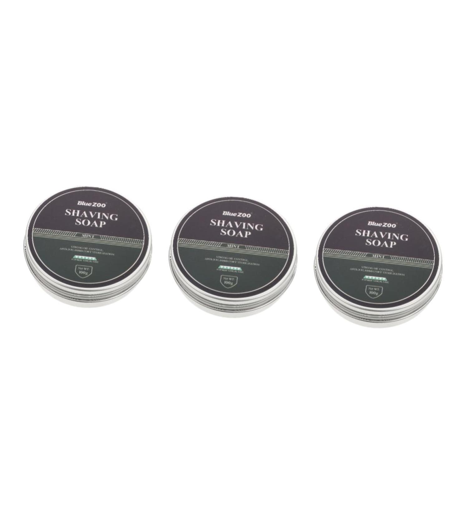 FRCOLOR 3pcs Organic Beard Shaving Cream for Men - Moisturizing Shaving Soap & Natural Grooming Care - Buy Online on GoSupps.com