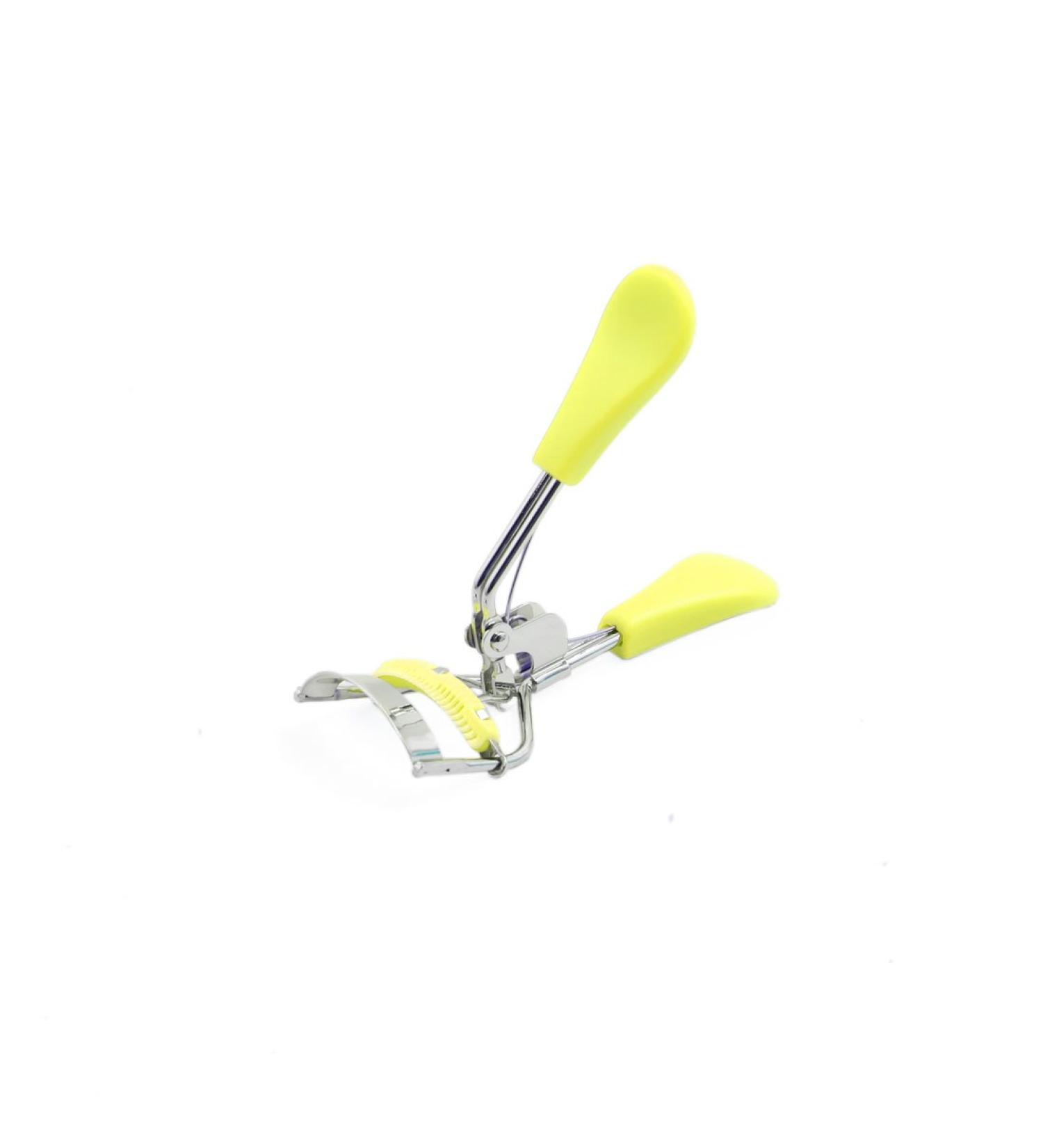 Yellow Handle Women Eye Curling Eyelash Curler Comb Clip Beauty Makeup Tool Eyelash Curler Multiple Colors - Buy Online on GoSupps.com