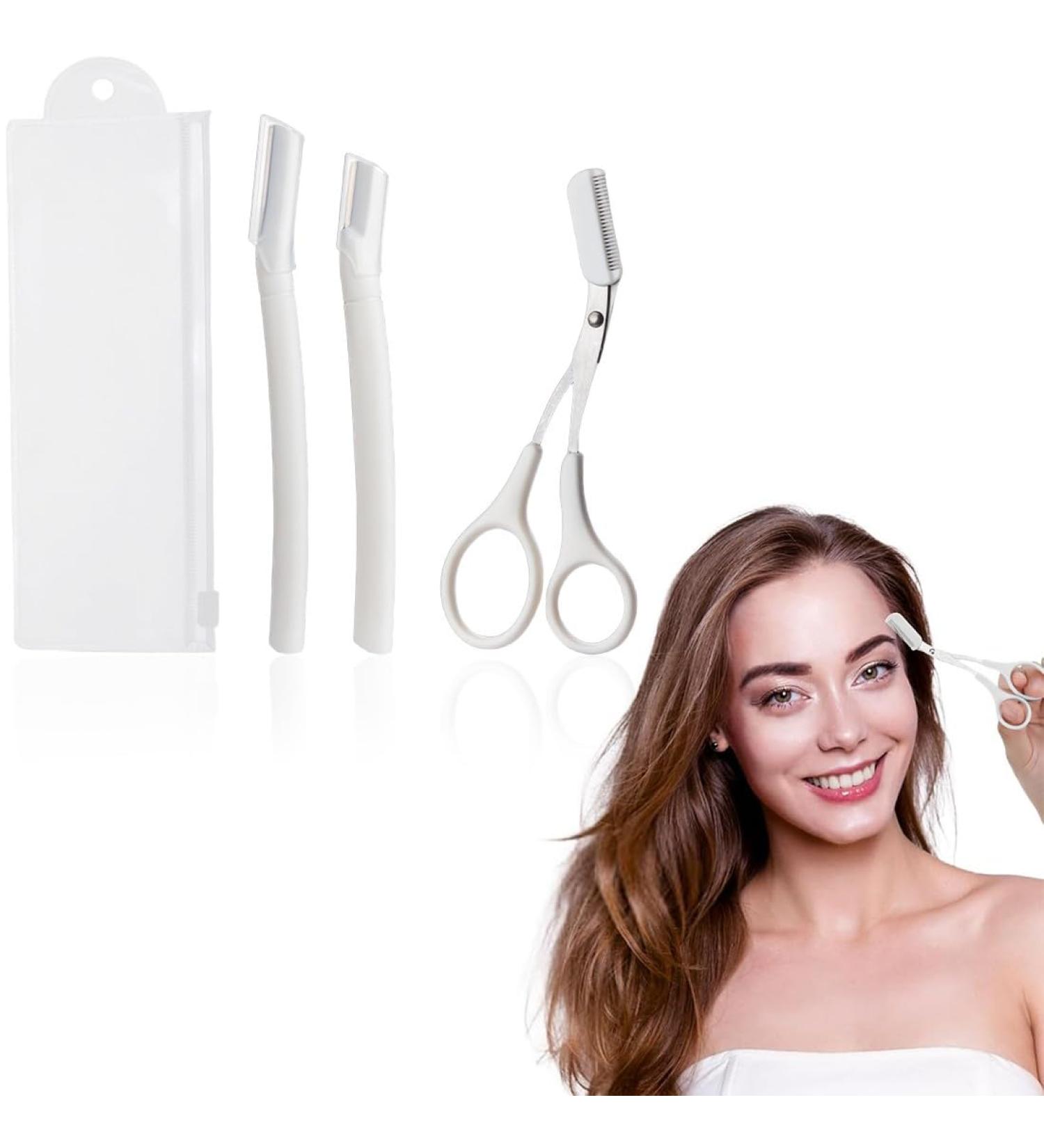 3 Pcs Outil de Coupe des Sourcils Ciseaux Sourcils Ciseaux de Pr cision Professionnels Tondeuse Sourcils avec Peigne Sourcils Tondeuse Sourcils pour Homme Femme - Buy Online on GoSupps.com