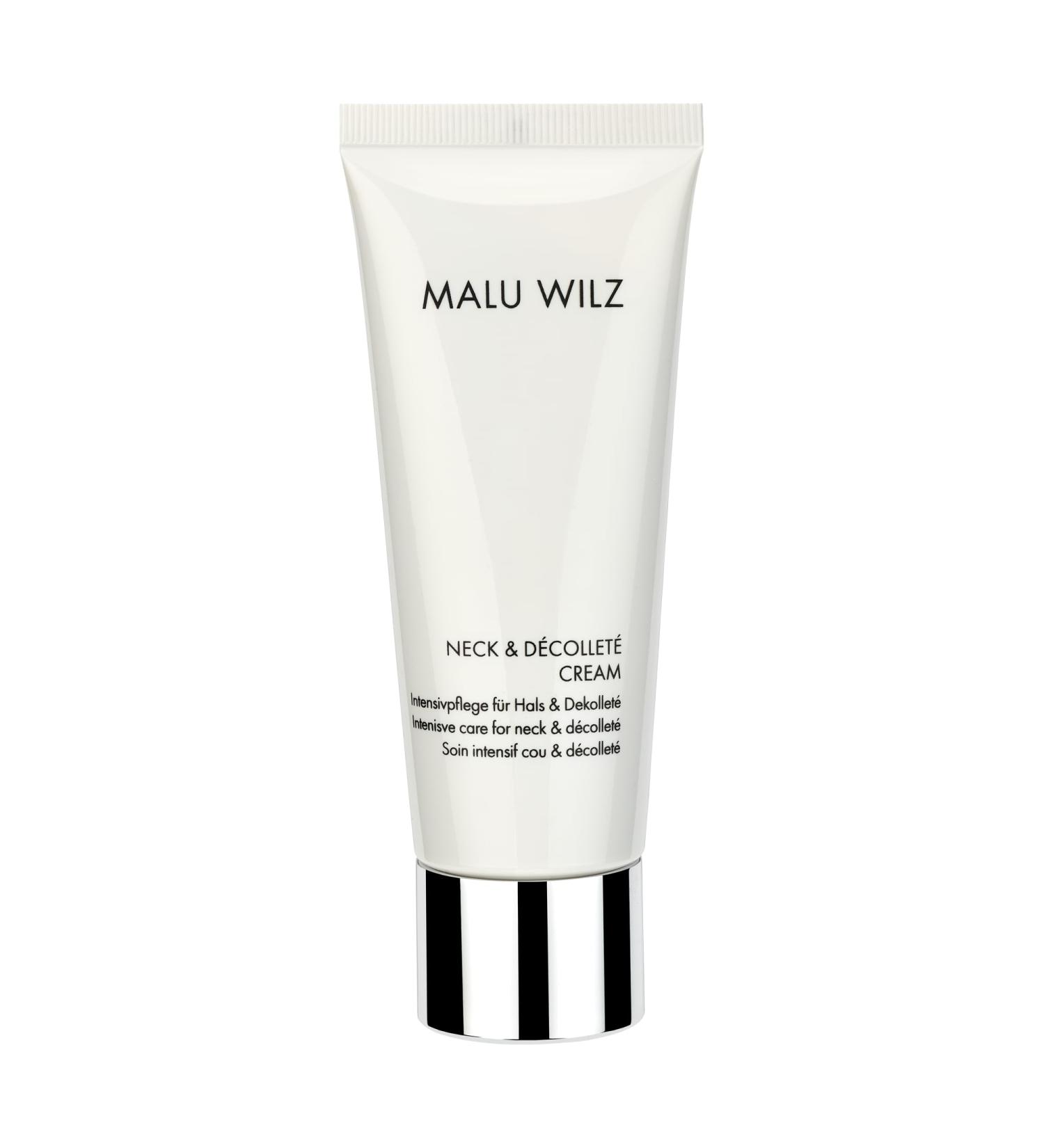  Malu Wilz Malu Wilz Neck & D collet Plumping Cream for the Neck and D collet 75 ml | Anti-aging treatment with hyaluronic acid and jojoba firming and moisturizing fights wrinkles absorbs quickly - Buy Online on GoSupps.com
