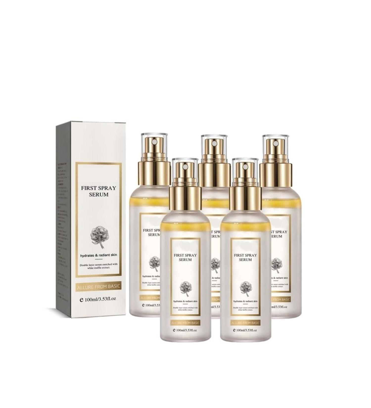 LSYXGS White Truffle First Spray Serum Vegan Skincare Hydrating Facial Mist With White Truffles Glow Serum For Radiant Skin All In One Care (Color : 5Count (Pack of 5)) - Buy Online on GoSupps.com