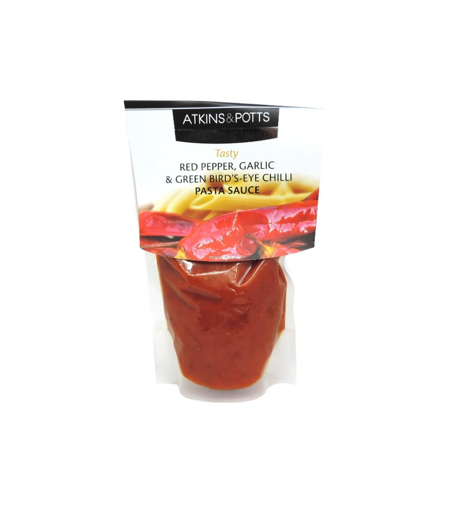 Atkins & Potts Atkins & Potts Red Pepper Garlic and Bird's Eye Chili 350g