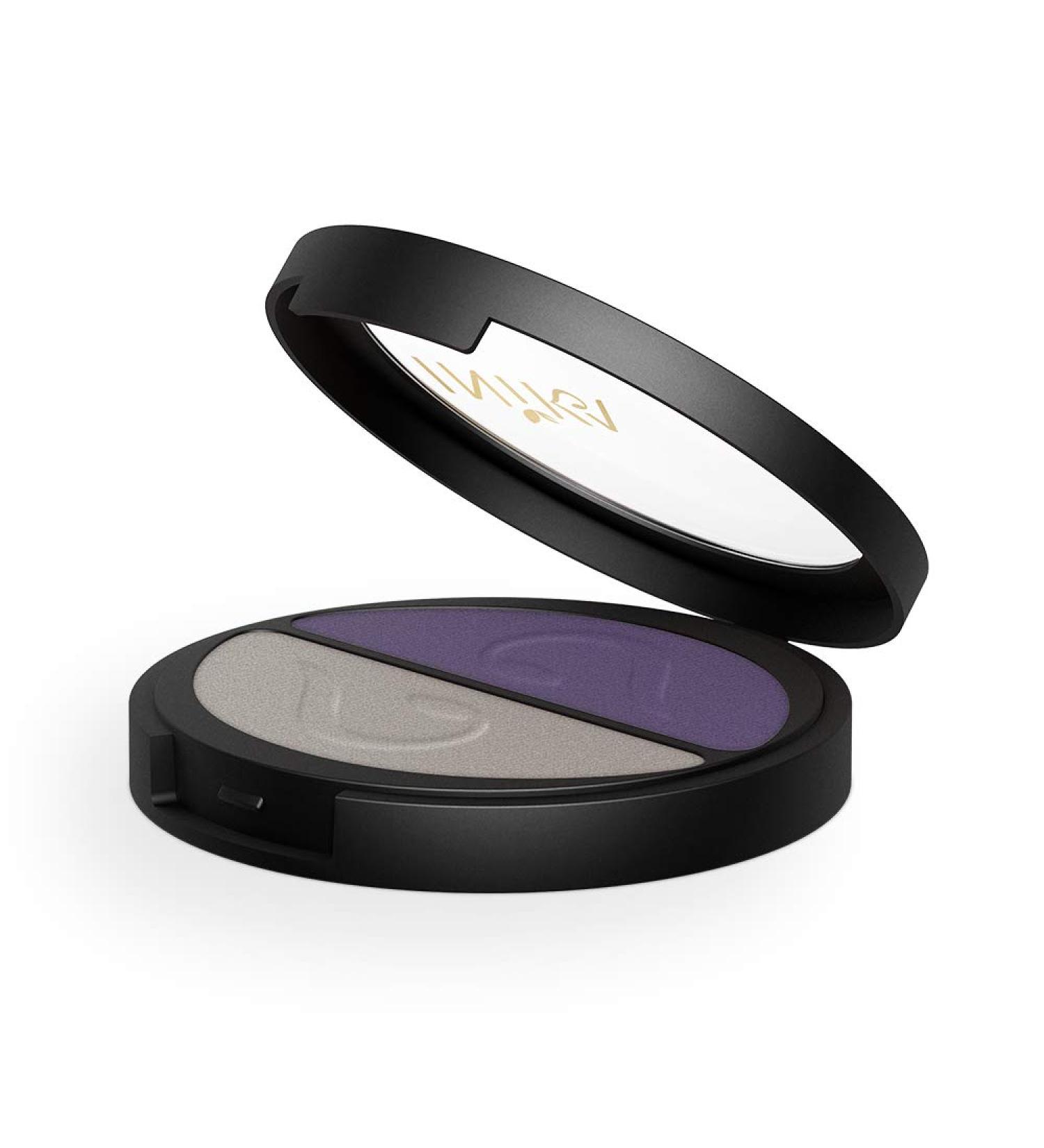 INIKA Pressed Mineral Eye Shadow Duo - Purple Platinum | Vegan & Cruelty-Free | International Shipping Available - Buy Online on GoSupps.com