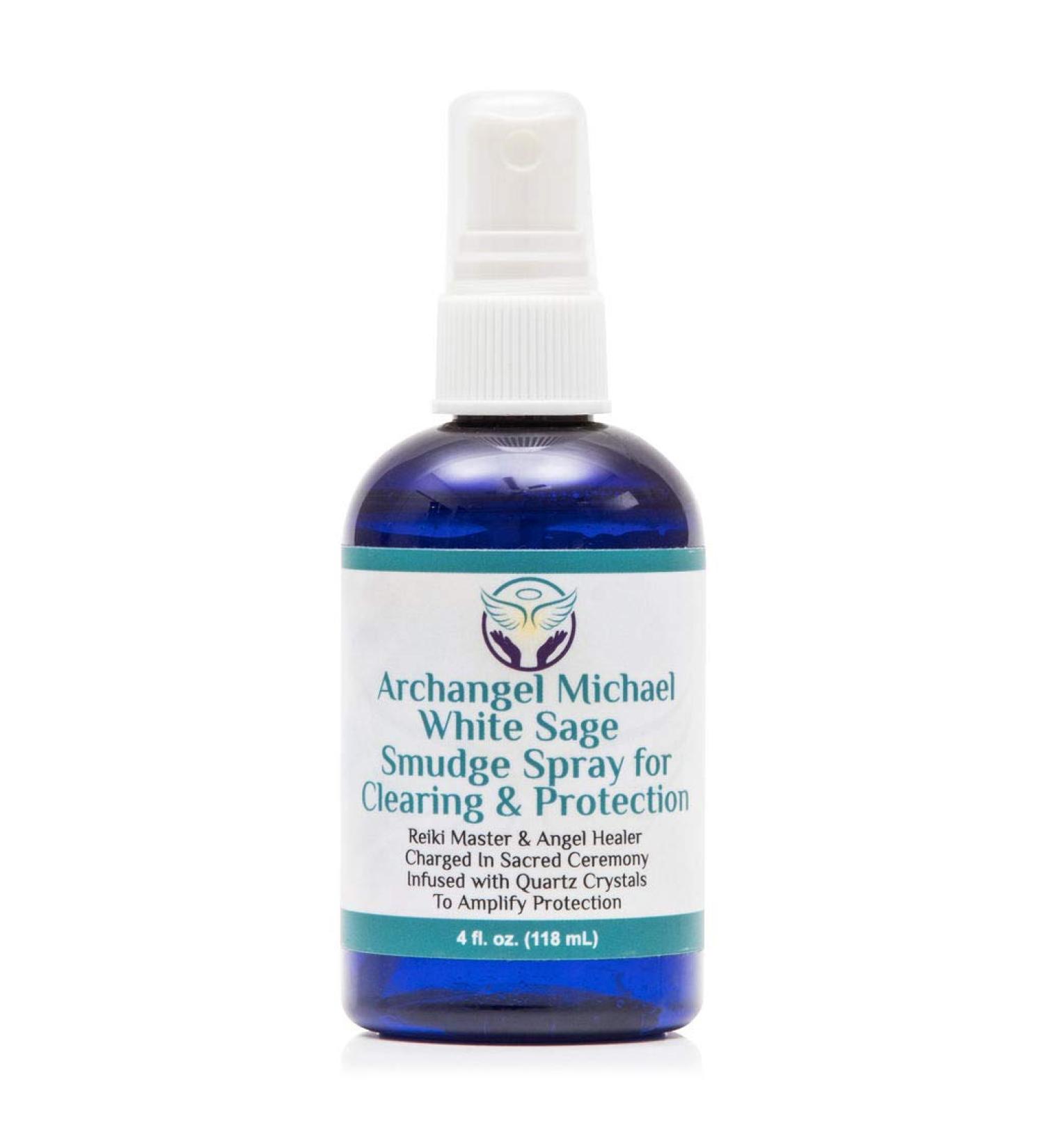 Heal the Masses White Sage Spray - Clearing and Protection Smudge Mist with Quartz Crystals - 4oz - Buy Online on GoSupps.com