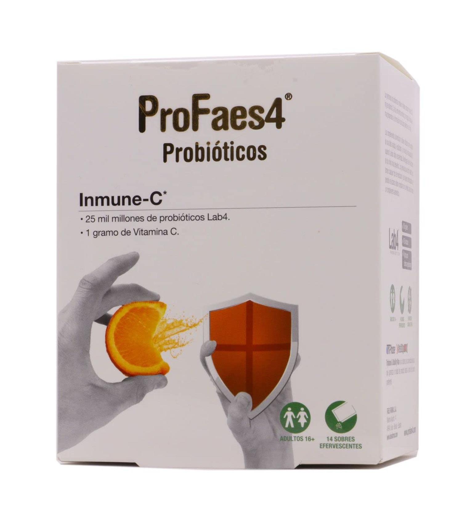 Profaes4 ImmuneC 14 sachets probiotics and vitamin C - Buy Online on GoSupps.com