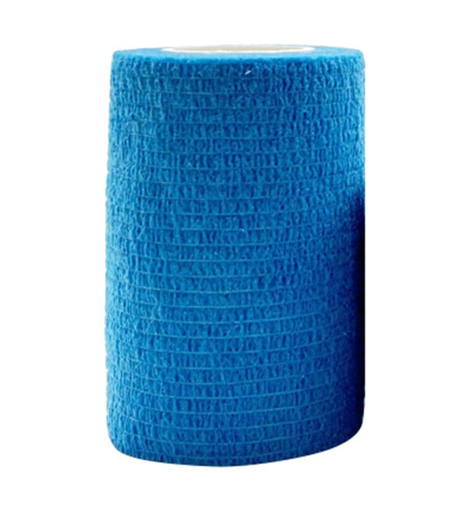 tibiu Pink Sport Self Adhesive Elastic Bandage Wrap Tape for Knee Support Pads Finger Ankle Palm Blue - Buy Online on GoSupps.com