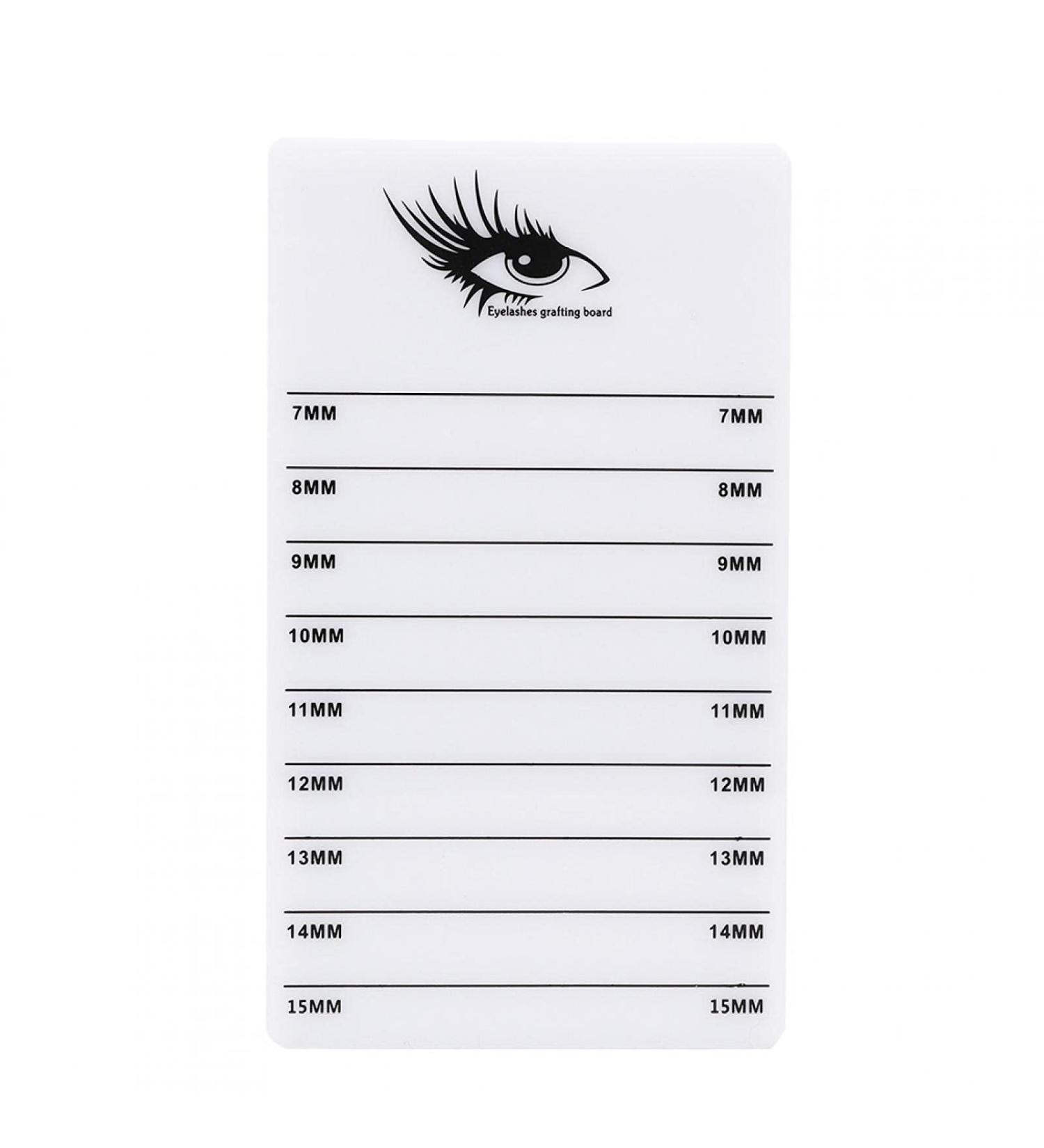 Premium Eyelash Extensions Tray - 7-15mm Lightweight Acrylic Eyelash Grafting Board & Storage Box for Professional Use - Buy Online on GoSupps.com