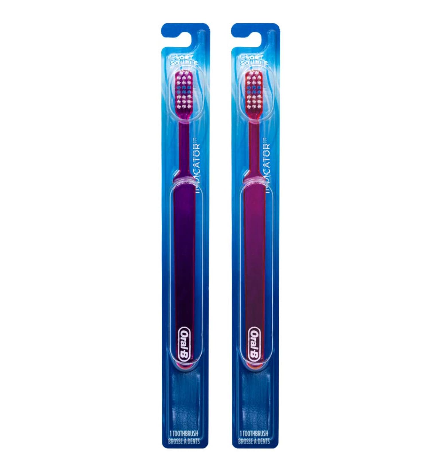 Oral-B Indicator Youth Toothbrush 20 Small Head Soft - 2 Pack (Colors Vary) - Buy Online on GoSupps.com
