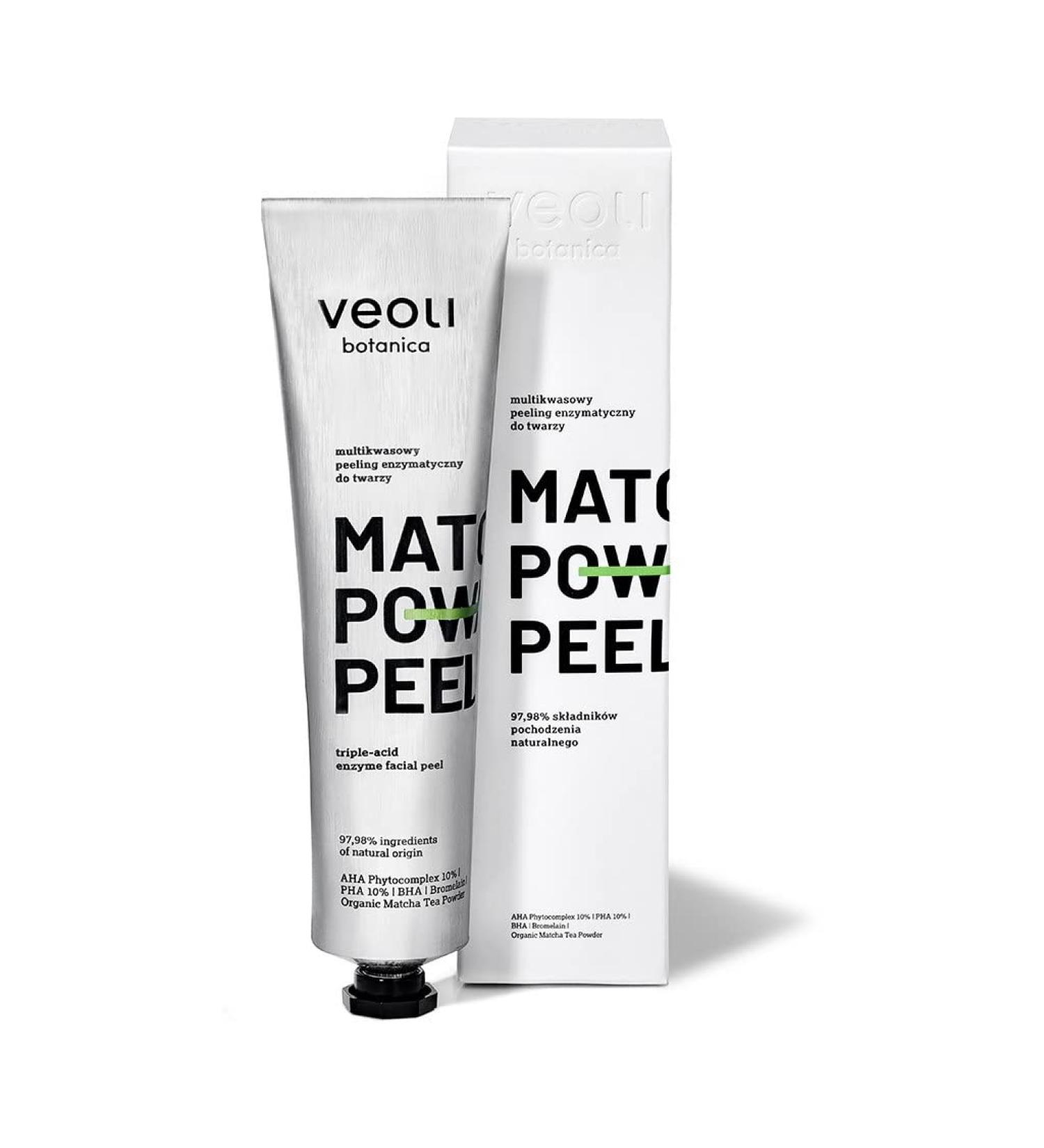 VEOLI BOTANICA Focus Matcha Power Peel enzymatic multi-acid facial peeling 75 ml