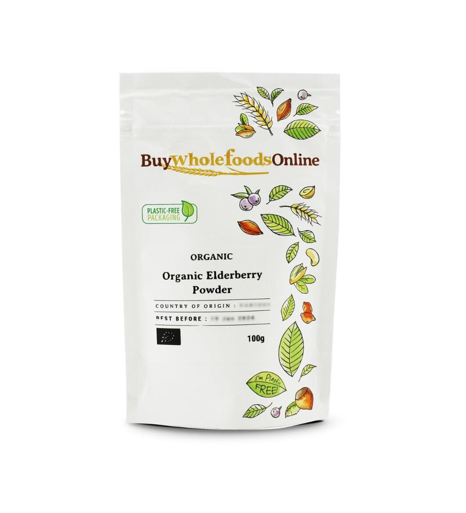 Organic Elderberry Powder 100g (BWFO)