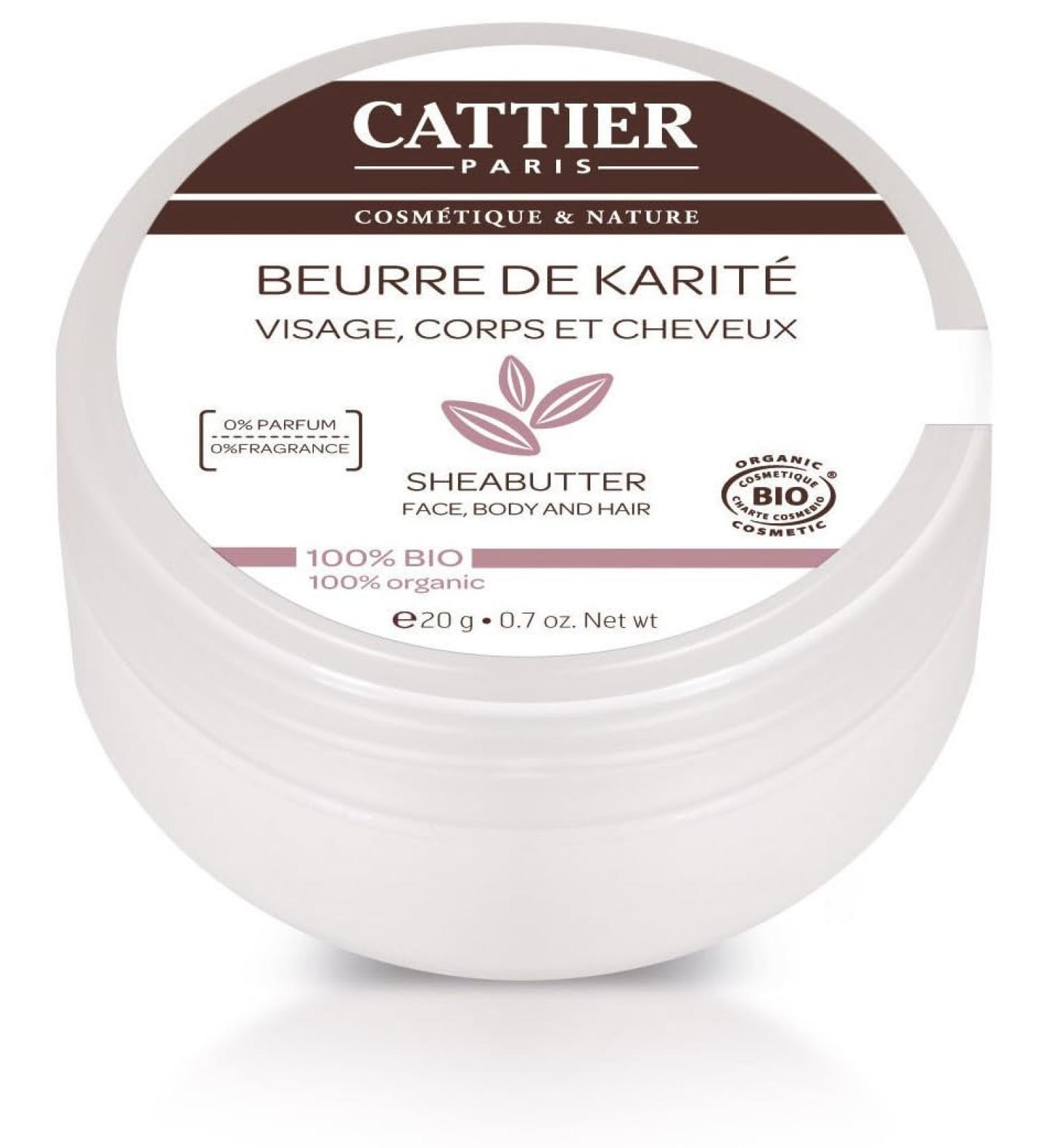 Beurre de karit biologique. Cattier