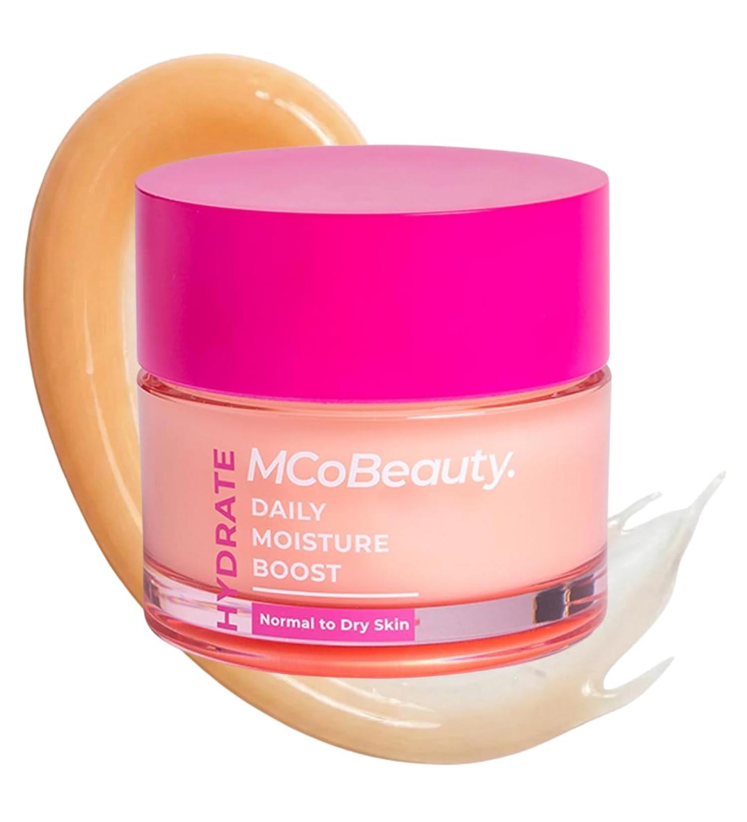 MCoBeauty - Hydrate Daily Moisture Boost - Gel-Cream Face Moisturizer with Hyaluronic Acid & Niacinamide for Radiant Hydrated Skin - Vegan Cruelty Free Skin Care - Buy Online on GoSupps.com