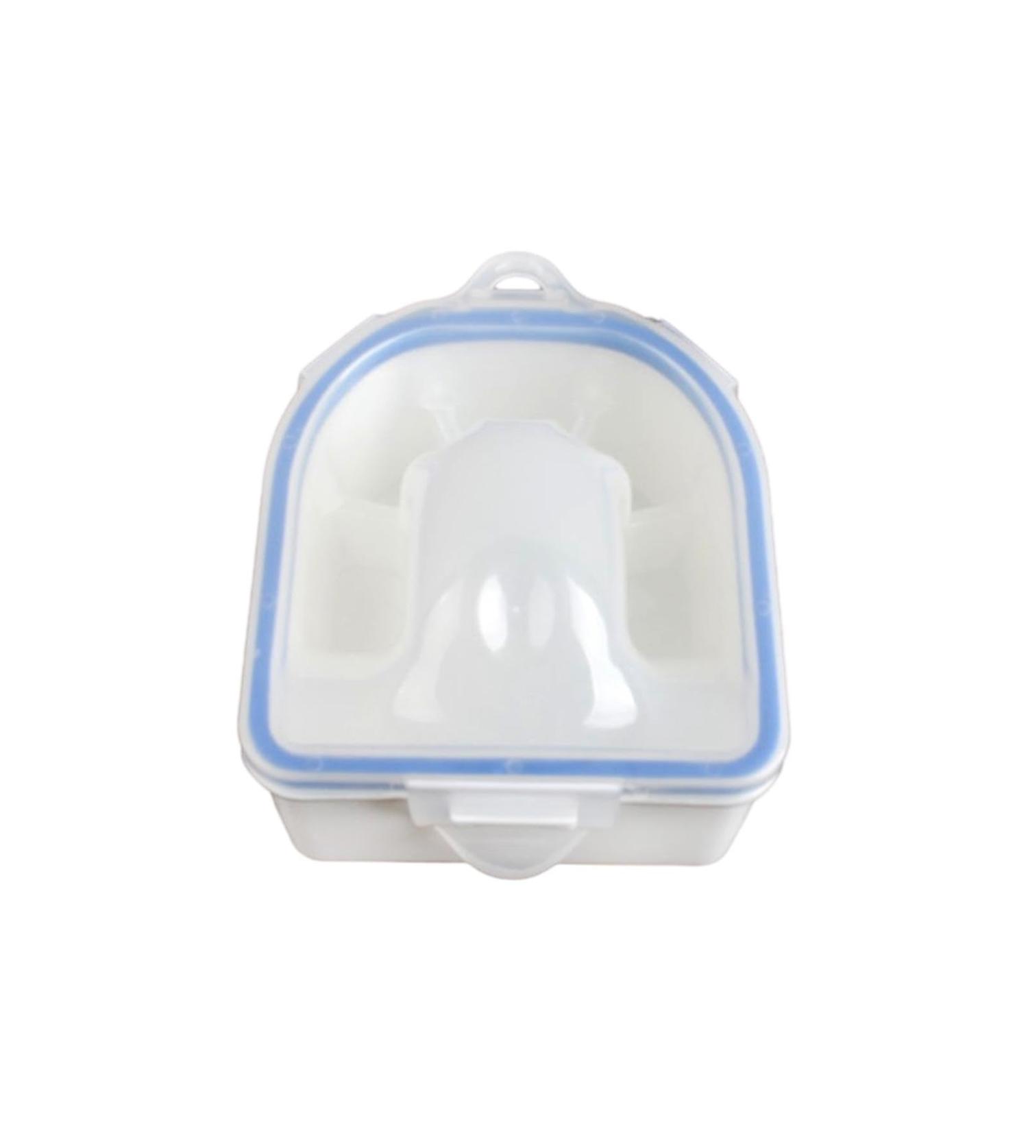 Perfeclan Professional Nail Soaking Bowl Soaker Tray Keep Warm Nail Art Tool Gel Nail Polish Remover for Nail Home Use Blue - Buy Online on GoSupps.com