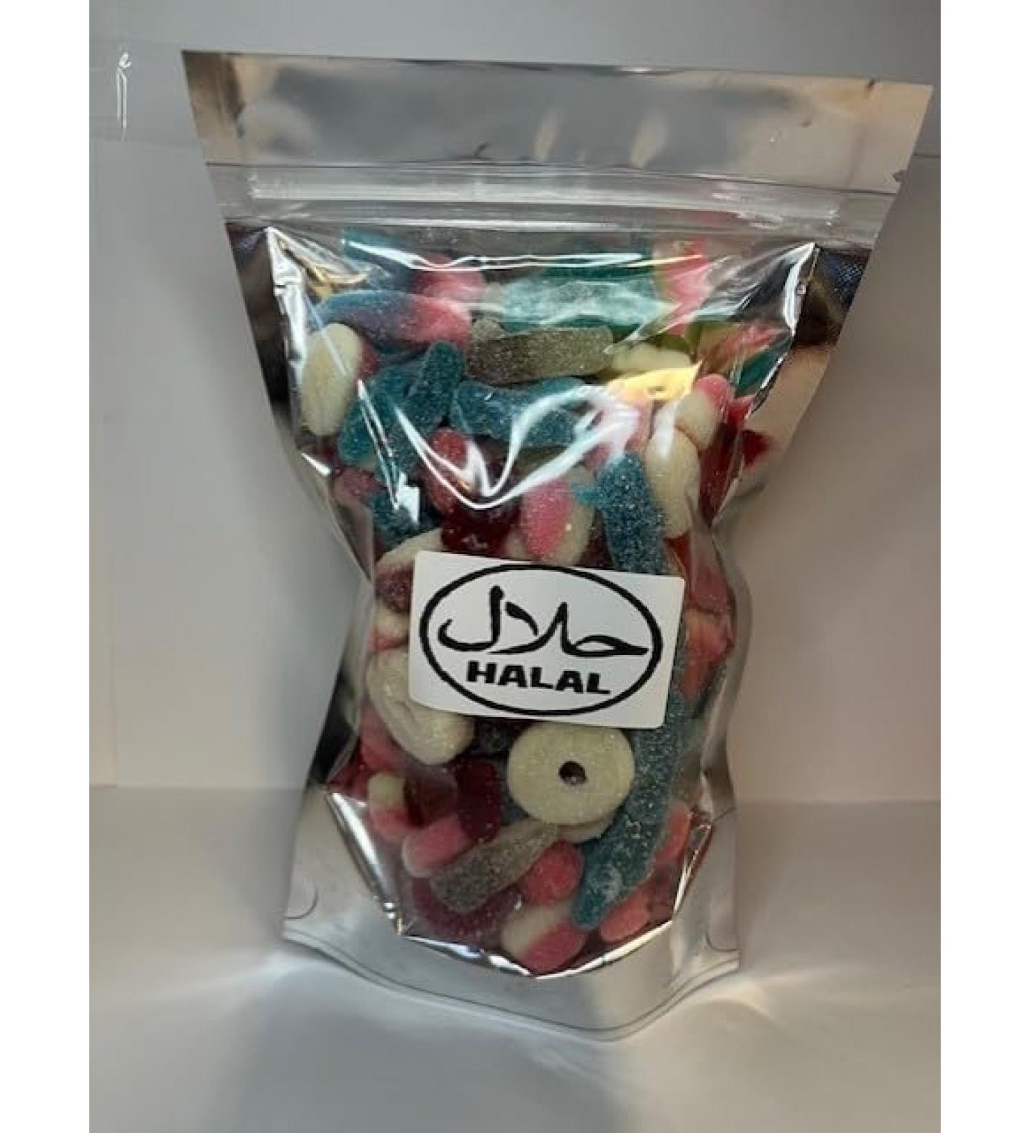 Halal Pick N Mix Gummy Sweets Pouch Gift Hamper Present Favour Eid Birthday Xmas 200g - Buy Online on GoSupps.com