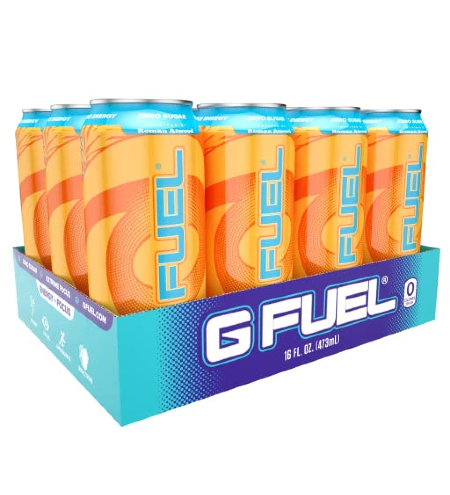 G Fuel Bahama Mama Energy Drink 16 oz Can - 12-Pack Case | Boost Performance and Focus - Buy Online on GoSupps.com