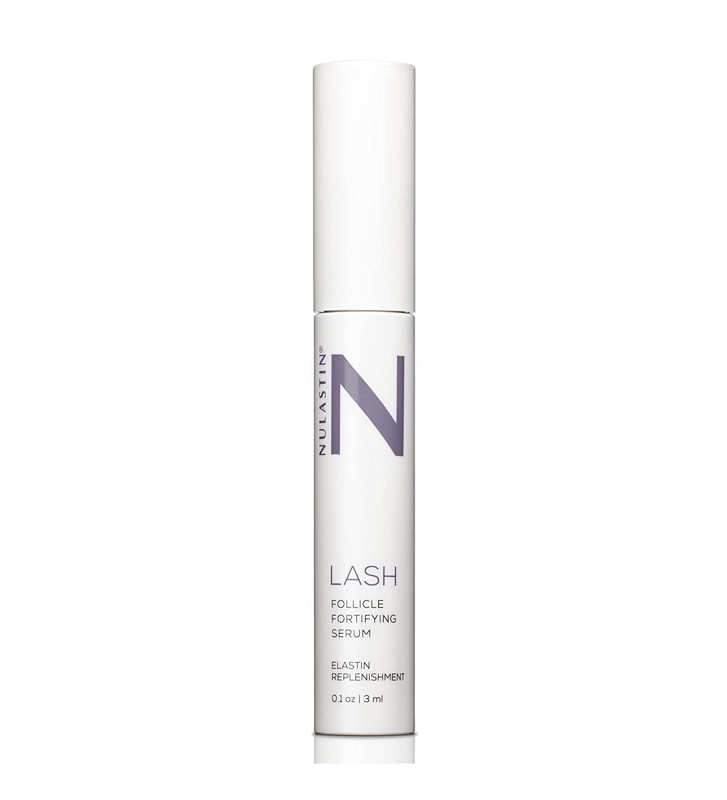 NULASTIN Lash Serum - Eyelash Enhancer Treatment for Fuller, Thicker Lashes | Elastin Infused Formula | Safe for Extensions | 0.1 Ounce - Buy Online on GoSupps.com
