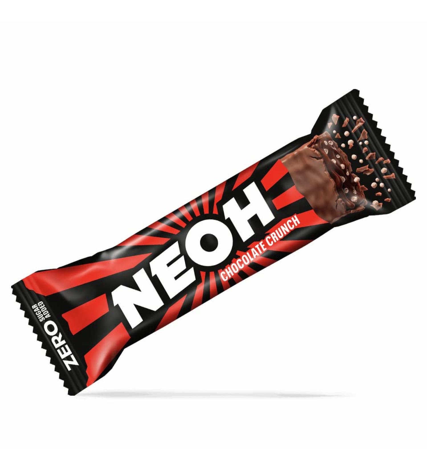 NEOH NEOH Low-Carb Chocolate Protein Bar - 1g Sugar / 115kcal / 6g Protein per bar | No Added Sugar | Single Bar 1 x 30g | Chocolate - Buy Online on GoSupps.com