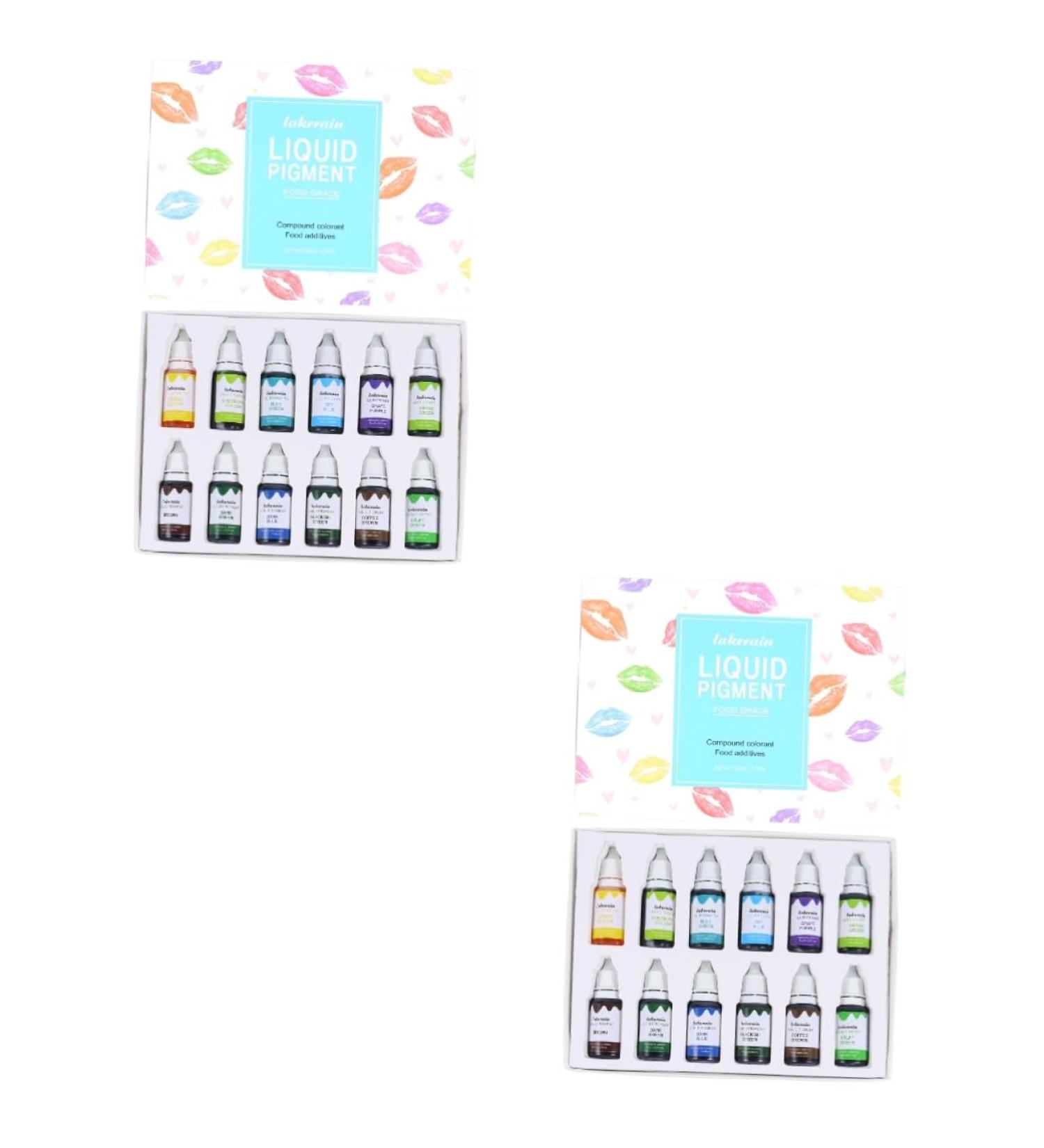 FRCOLOR 24 Pcs Lip Glaze Pigment - Premium Lip Gloss Raw Material Perfect for DIY Beauty - 0.04 Ounce (Pack of 1 - Buy Online on GoSupps.com