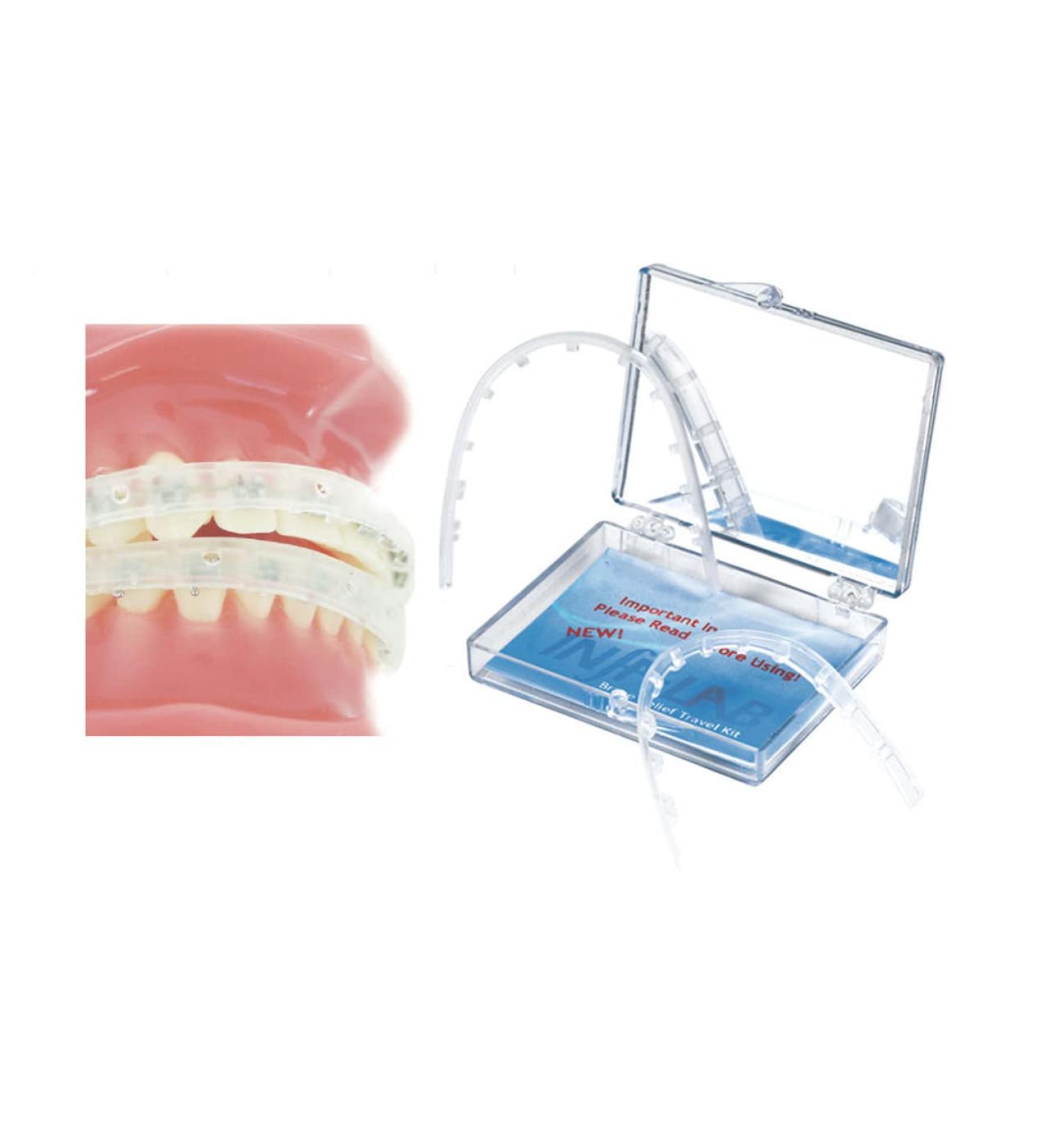Orthodontic Braces Lip Guard Protector Shield (1 Set - Upper/Lower Teeth) with Instructions | AdentalZ - Buy Online on GoSupps.com