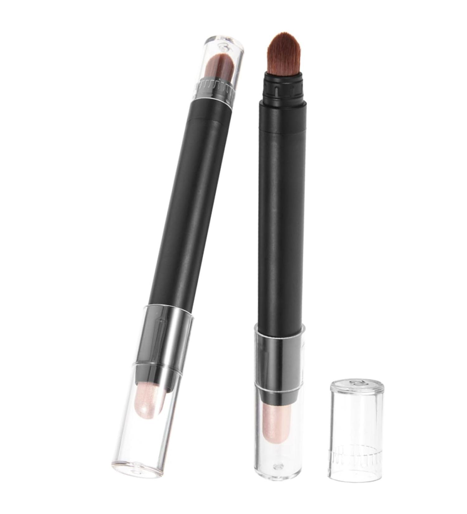 WOONEKY 2pcs Eye for Eyeshadow Make up Brushes Eyeshadow Eye Brushes for Eyeshadow Makeup Eye Abs Black - Buy Online on GoSupps.com