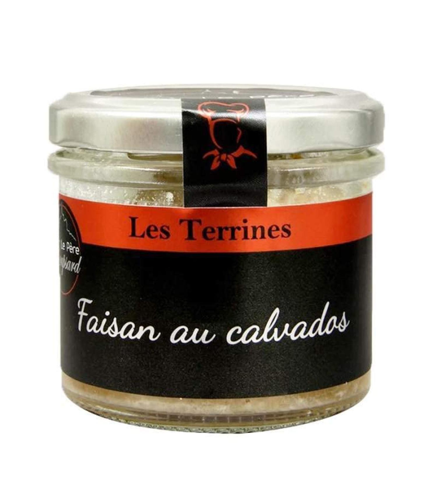 Père Roupsard - Pheasant terrine with Calvados 180g - Products-Normandie