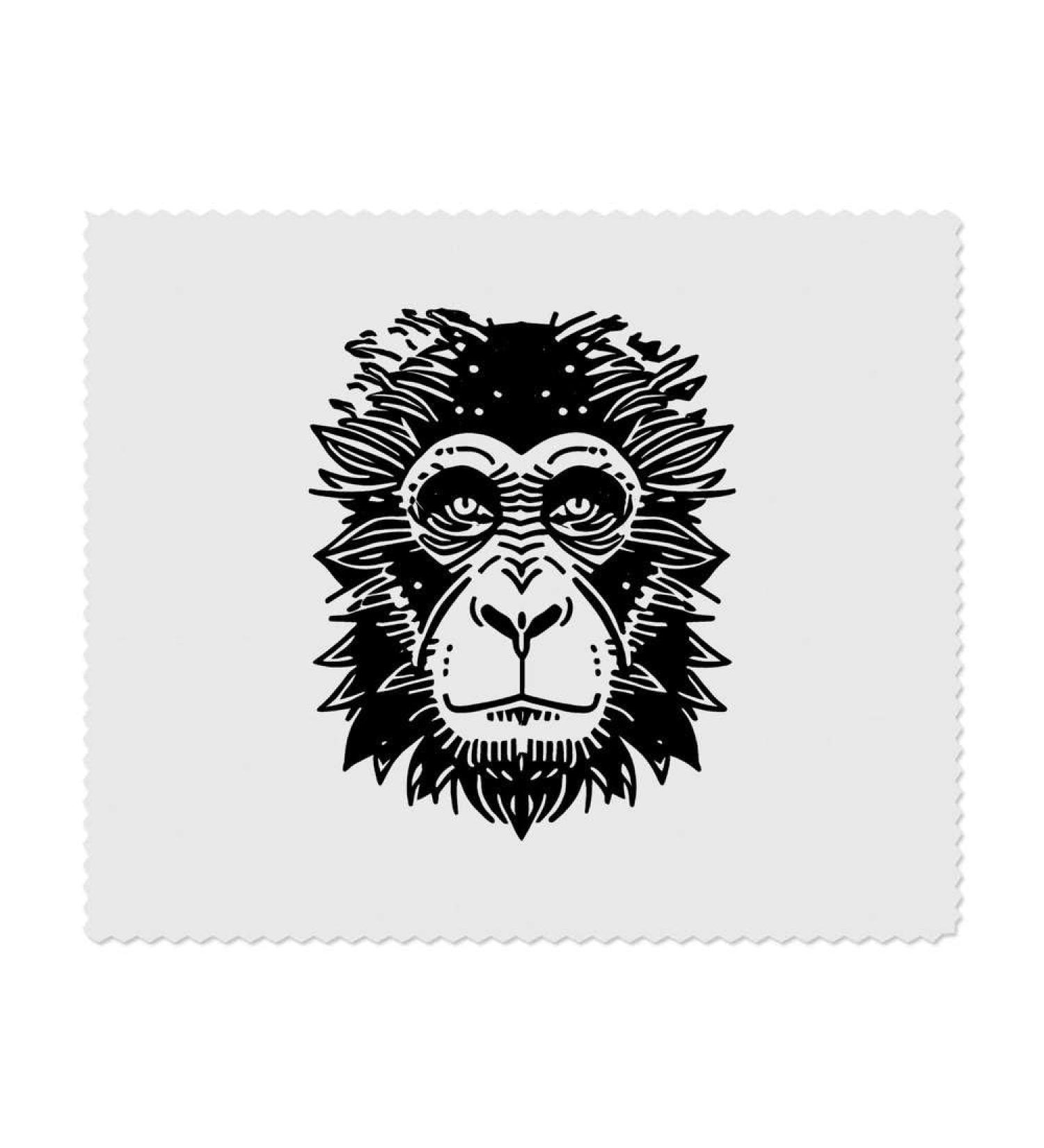 Buy 2 x Microfiber Cleaning Cloths Monkey Face - Premium Quality & Eco-Friendly | Ideal for Home & Travel - Buy Online on GoSupps.com