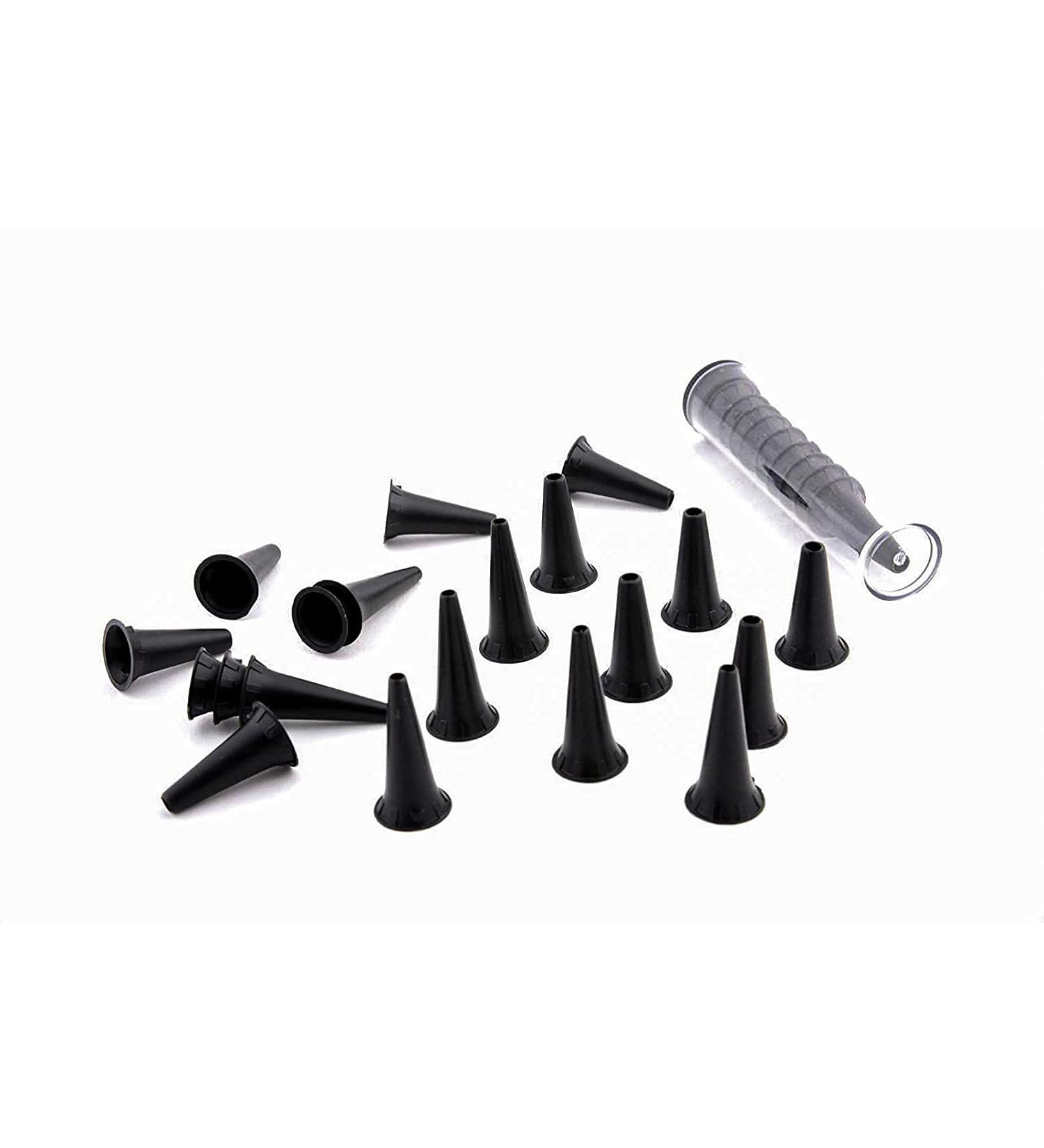 Cynamed Otoscope Cover Otoscope Specula Tips Plastic Speculum Disposable Pack of 50 2.5/3.5 mm Disposable Otoscope Covers